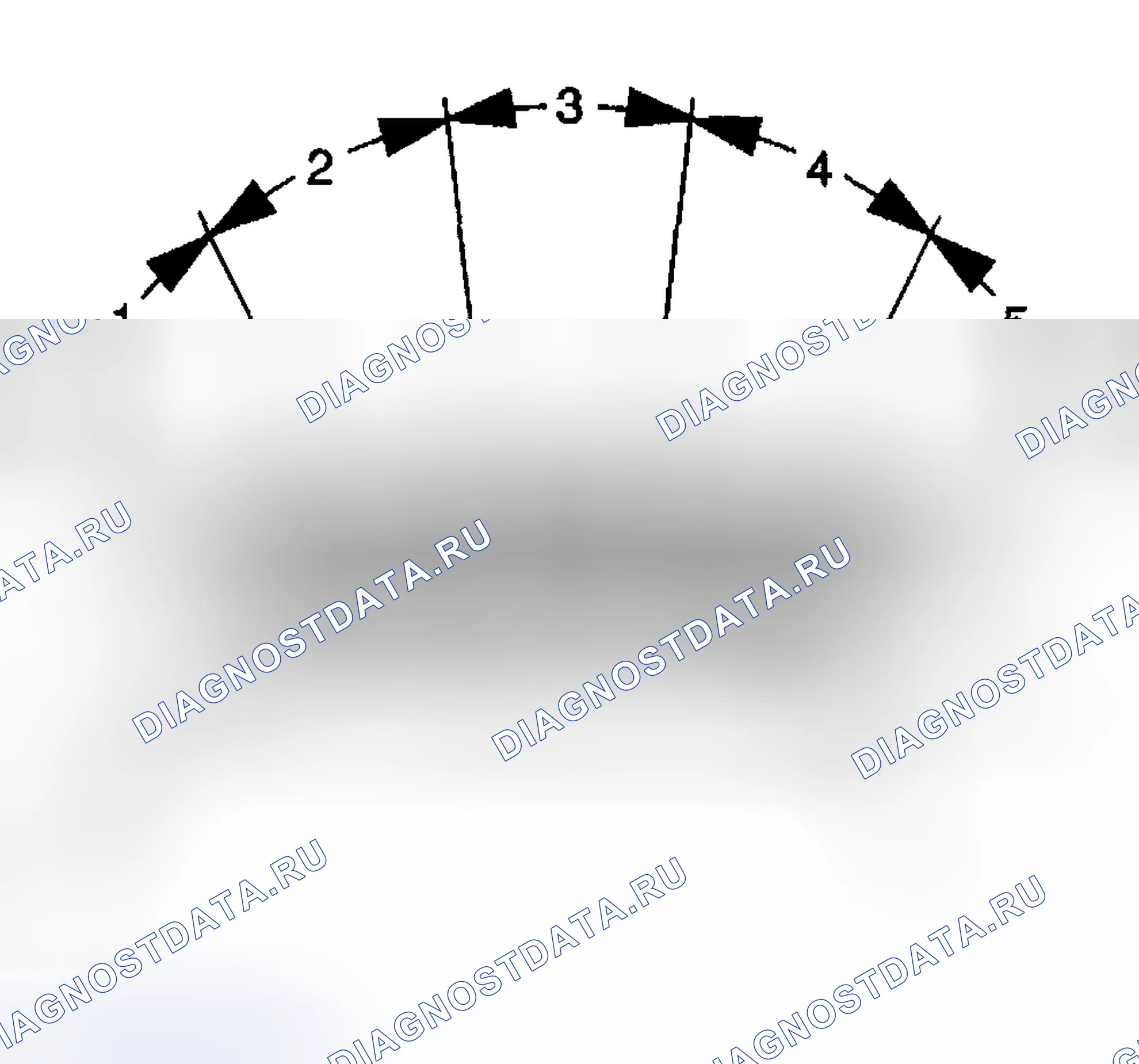 Рис. 10: Диагностика линий сетки обогрев стекла. Hyundai Venue I