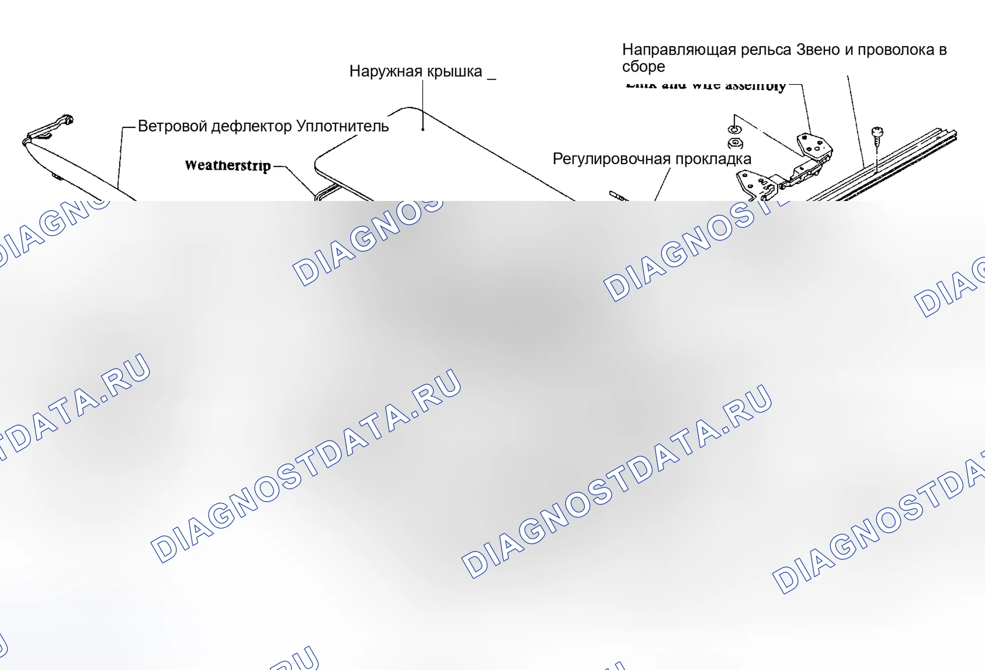 Рис. 16: РАСПОЛОЖЕНИЕ КОМПОНЕНТОВ. Nissan Stanza I
