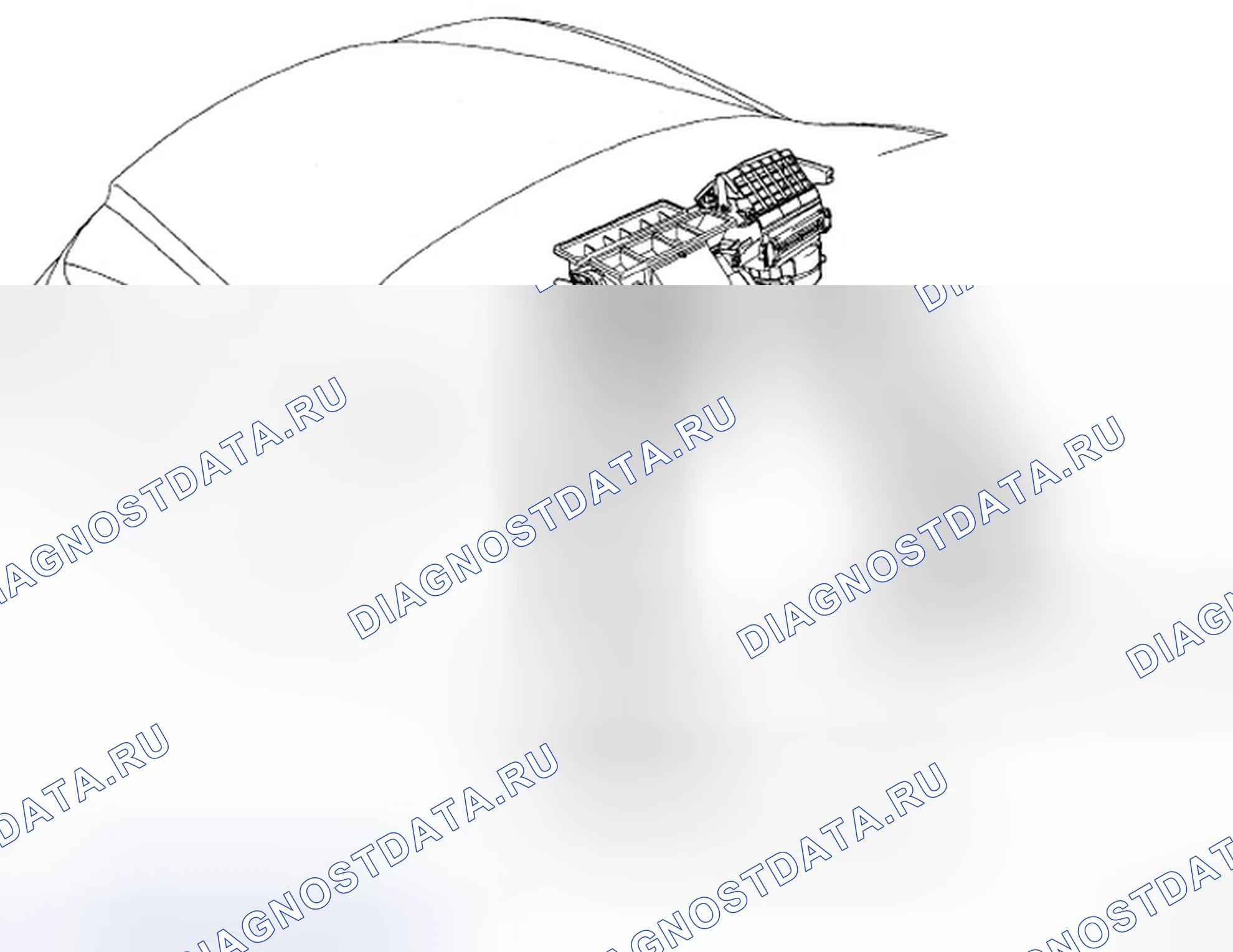 Рис. 51: РАСПОЛОЖЕНИЕ КОМПОНЕНТОВ. Hyundai Azera I