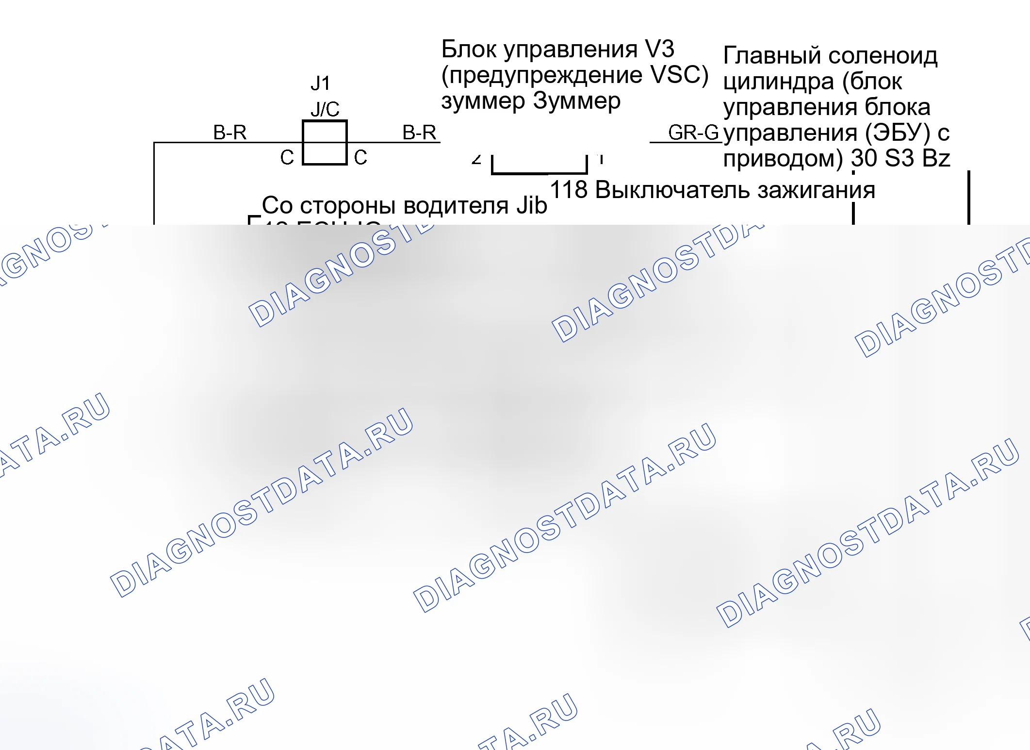 Рис. 185: электросхема. Honda Accord VI
