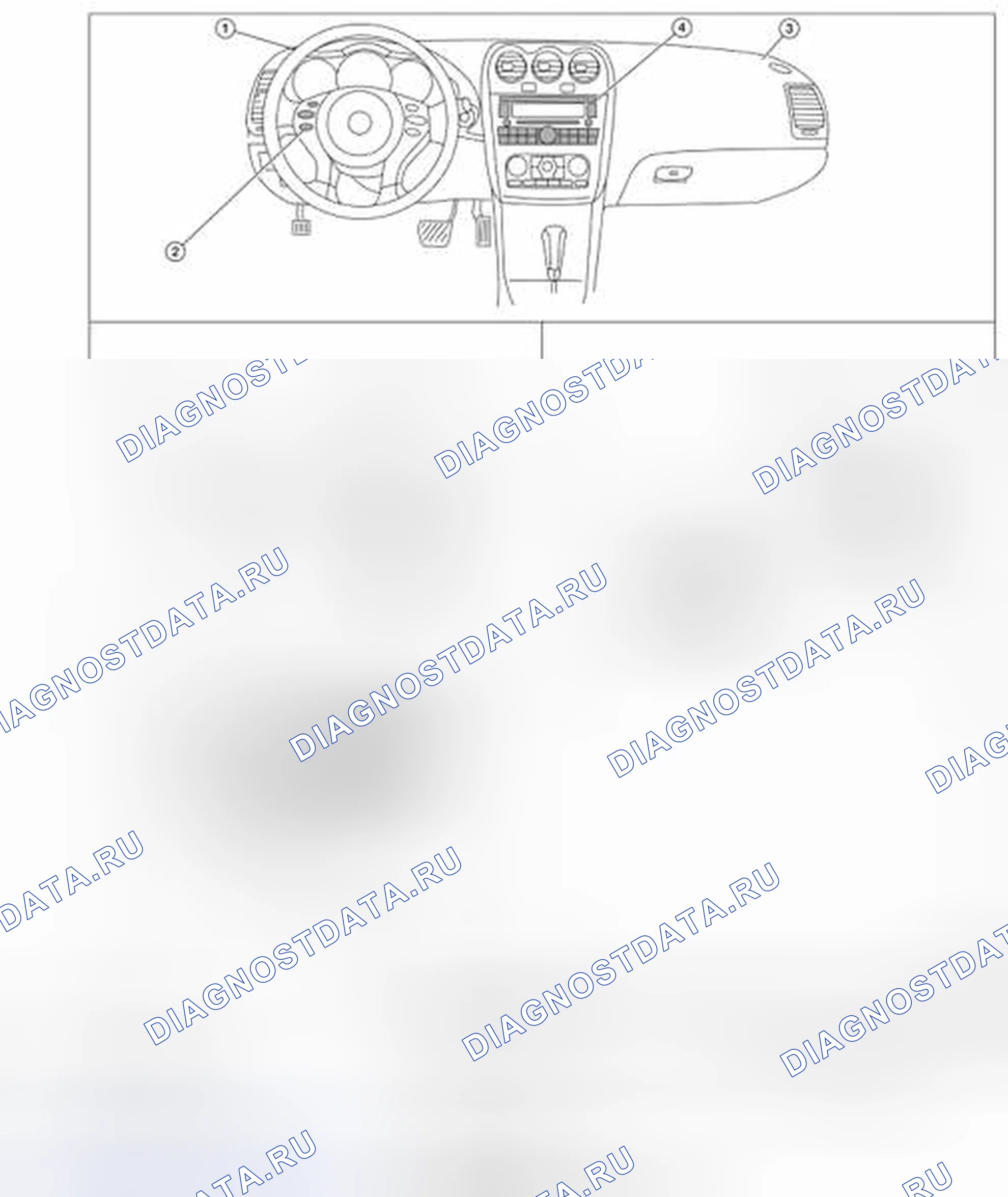 Рис. 587: Расположение компонентов. Nissan Altima L32 рестайлинг