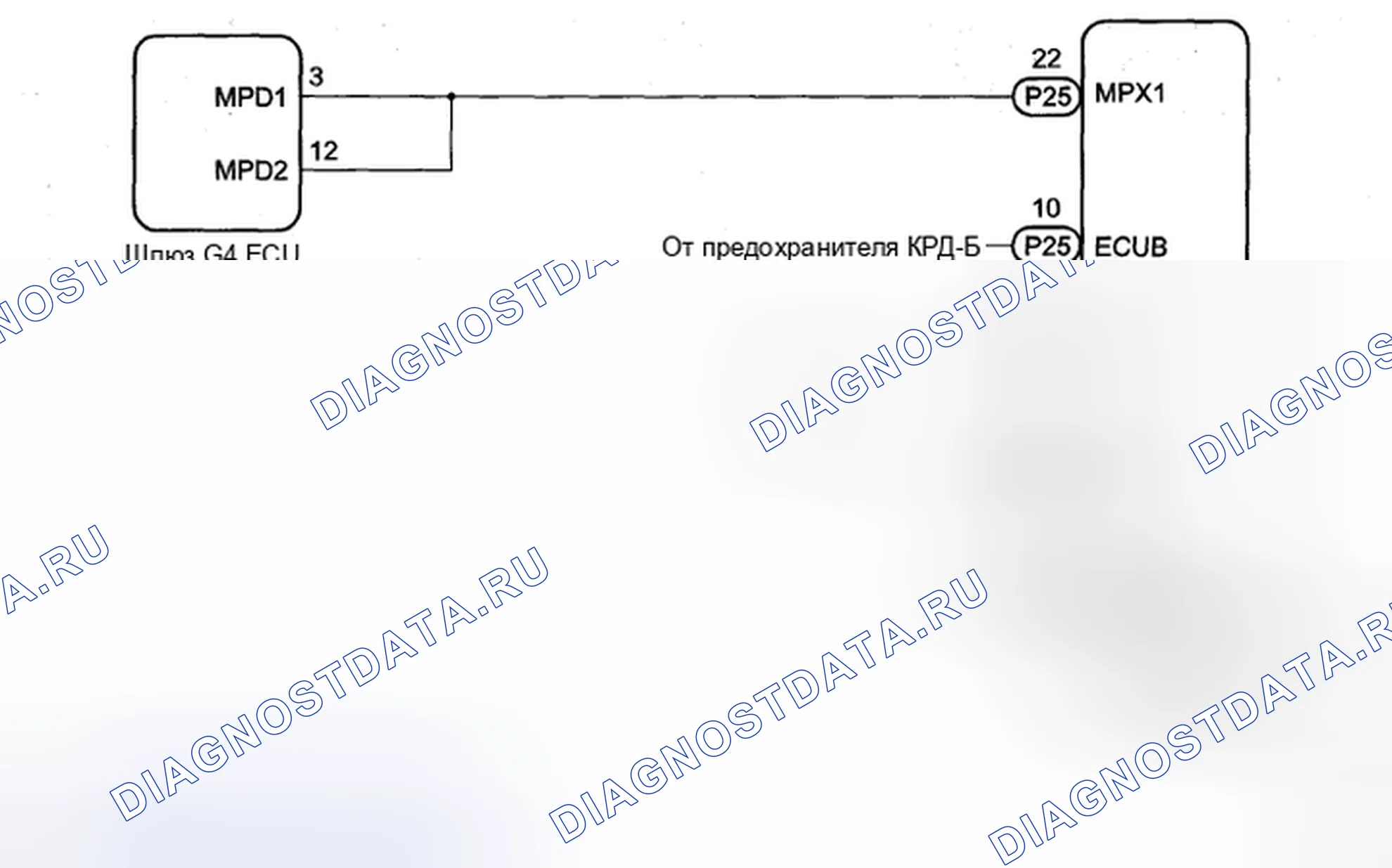 Рис. 106: электросхема. Toyota Sienna II рестайлинг