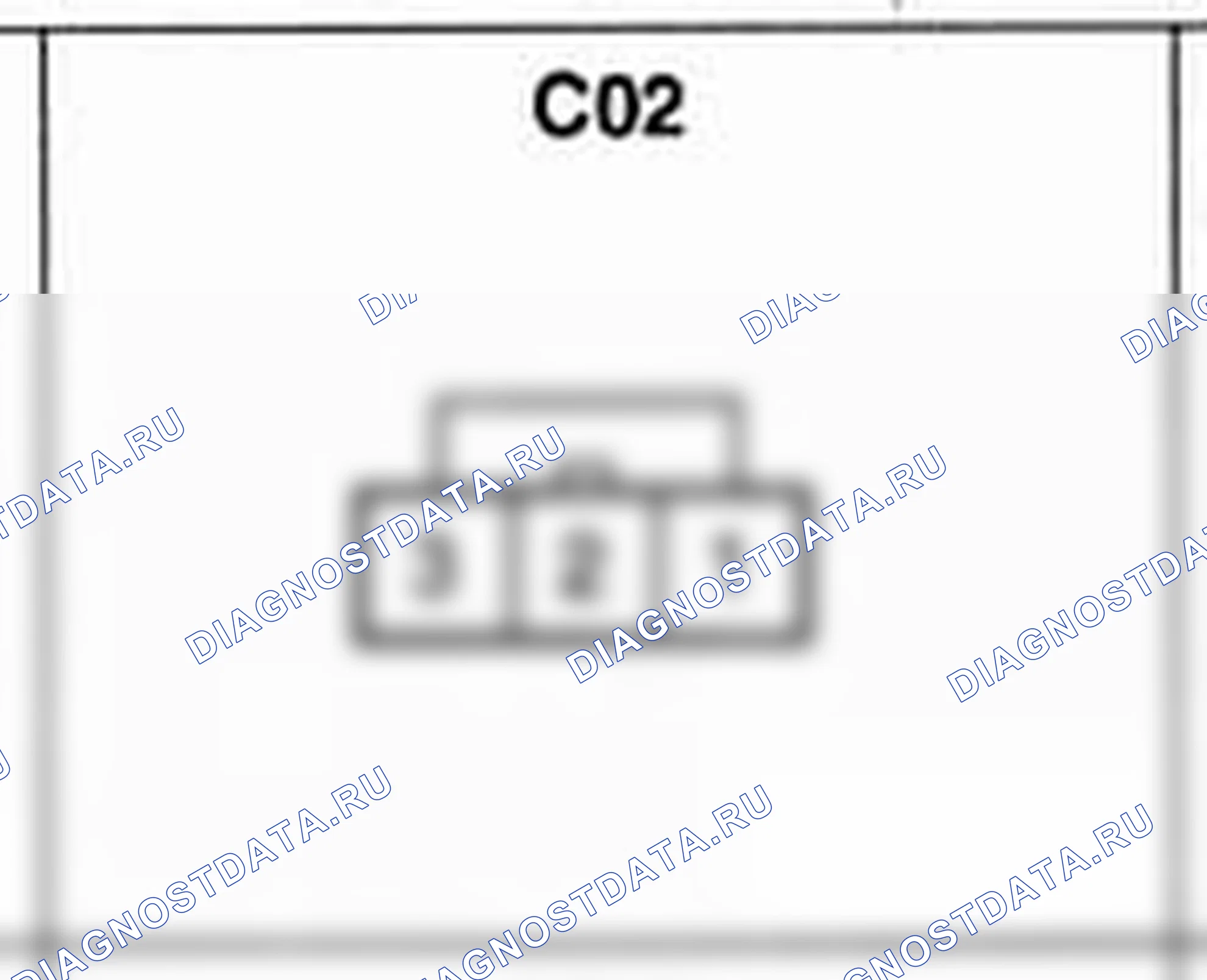 Распиновка разъёма C02 — жгута управления. Hyundai Atos MX