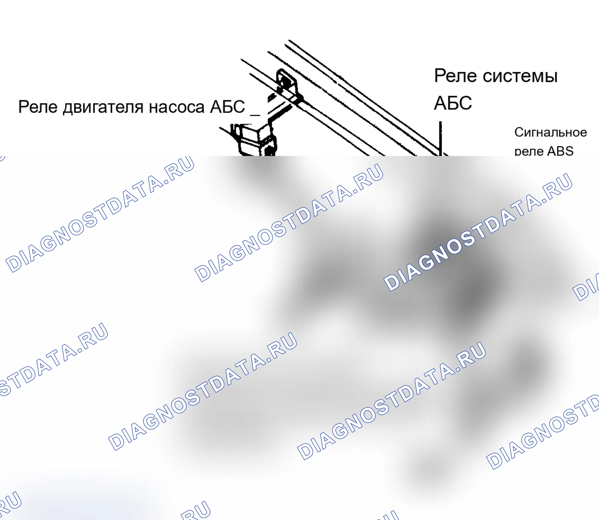 Рис. 1: Расположение компонентов (1 из 10). Dodge Grand Caravan II