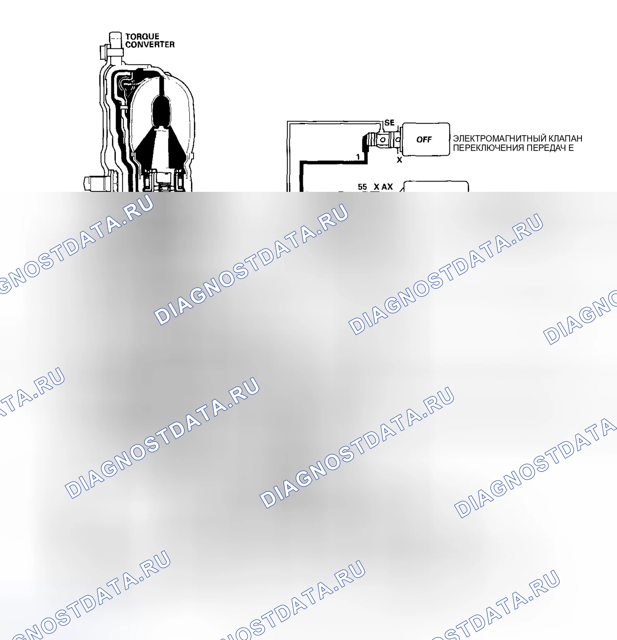 Рис. 479: Отсутствие блокировки. Honda Element YH2