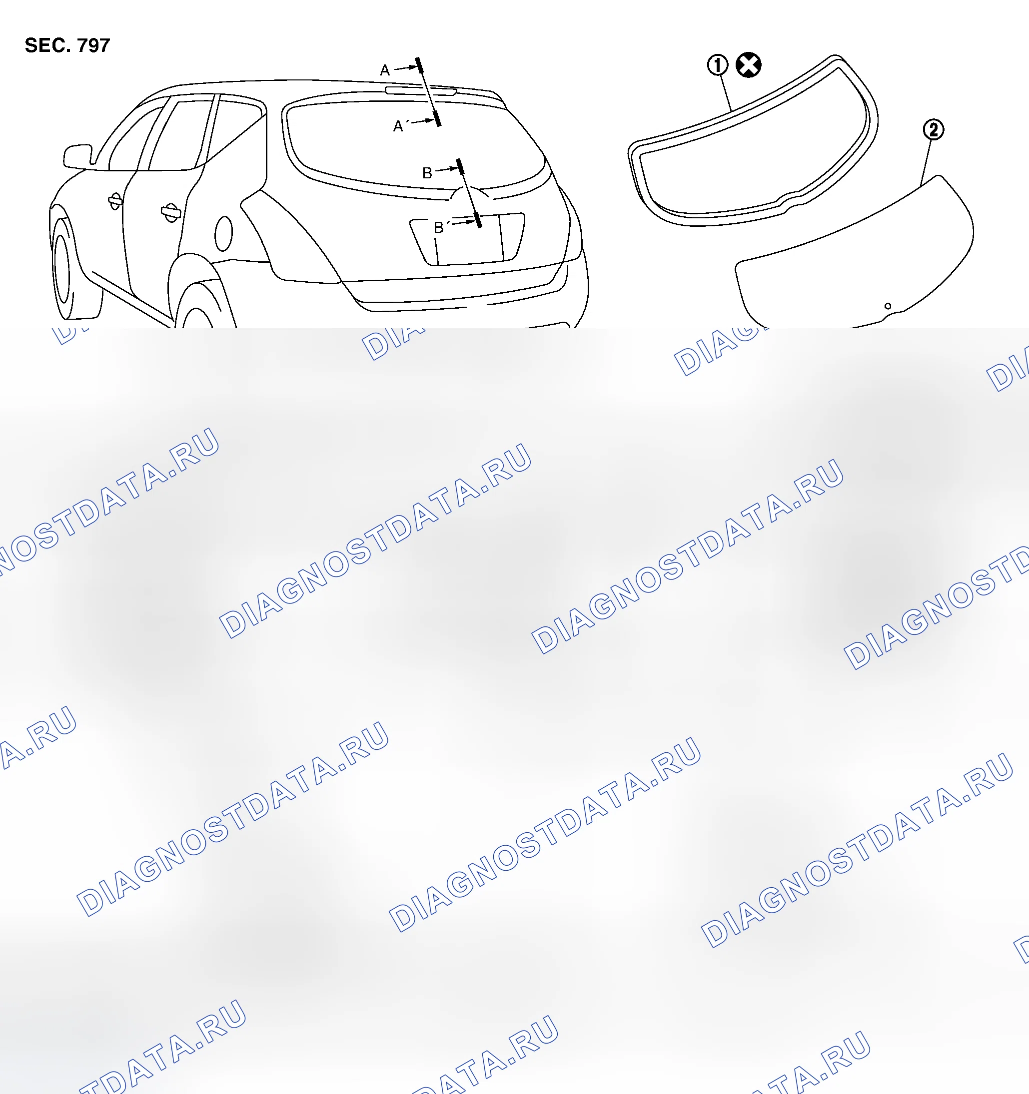 Рис. 60: Демонтаж и монтаж. Nissan Murano Z50