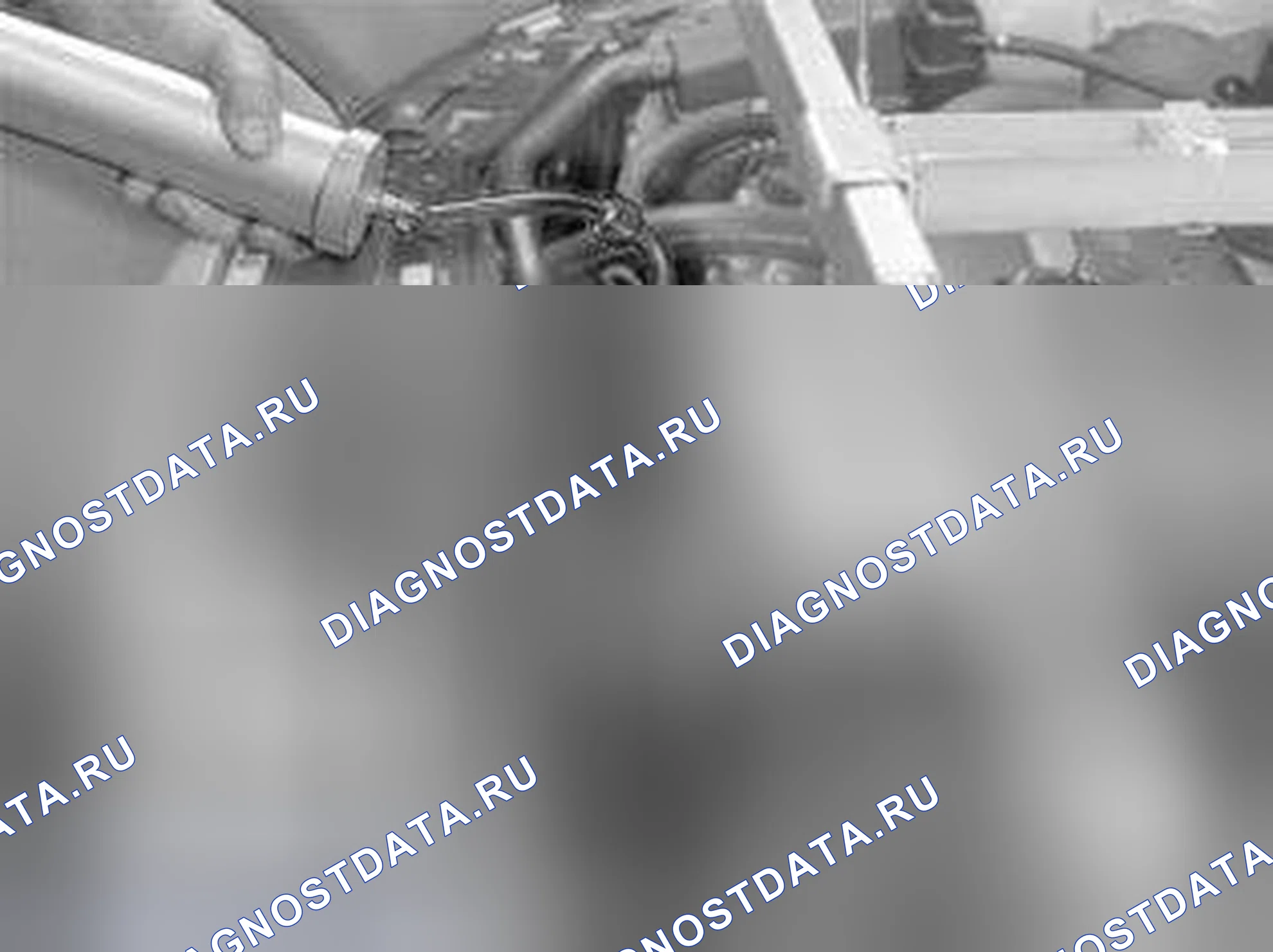 Рис. 388: Промывка маслоохладителя. Volvo V70 II