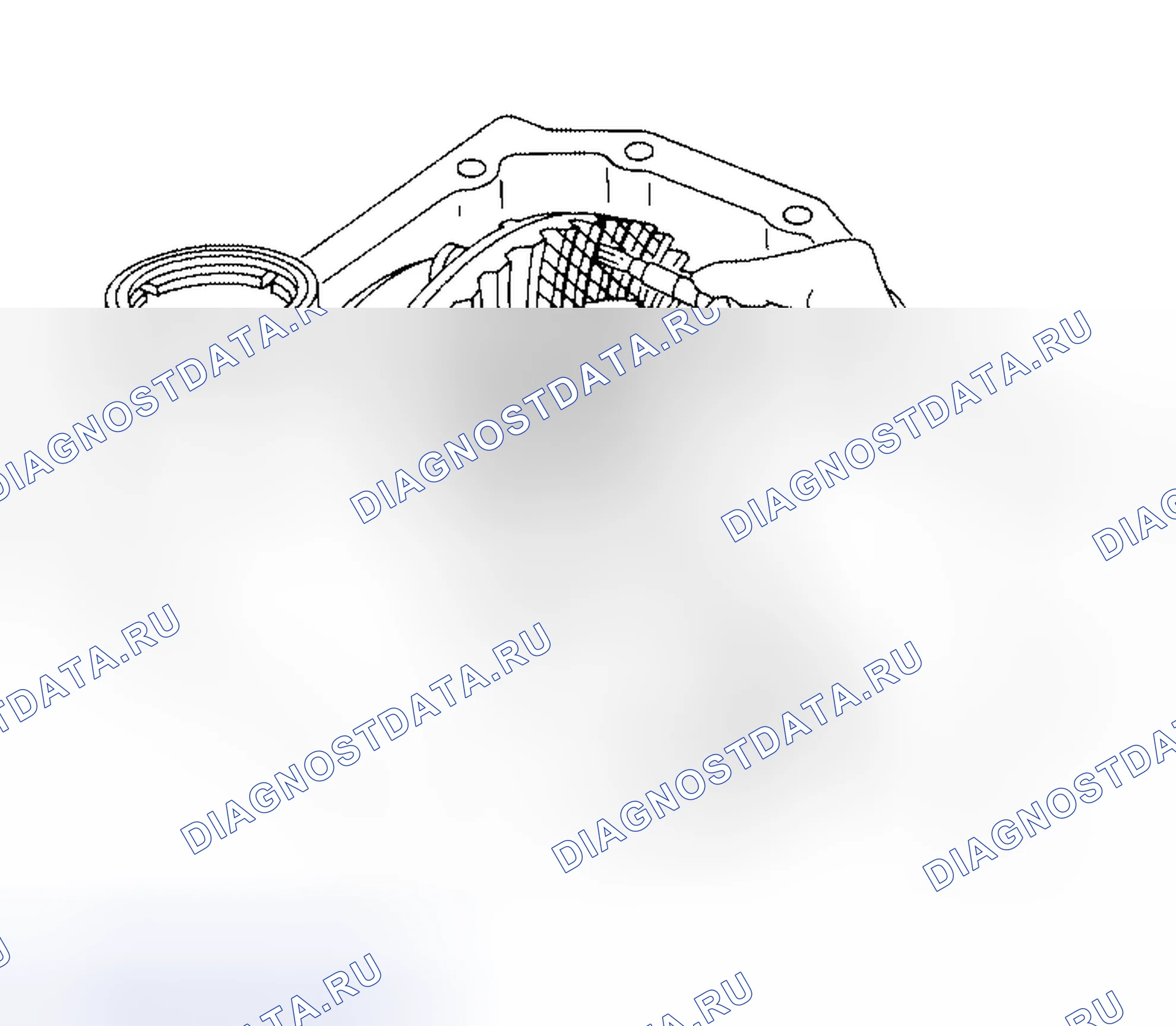 Рис. 34: Зубчатый контакт. Honda Odyssey I