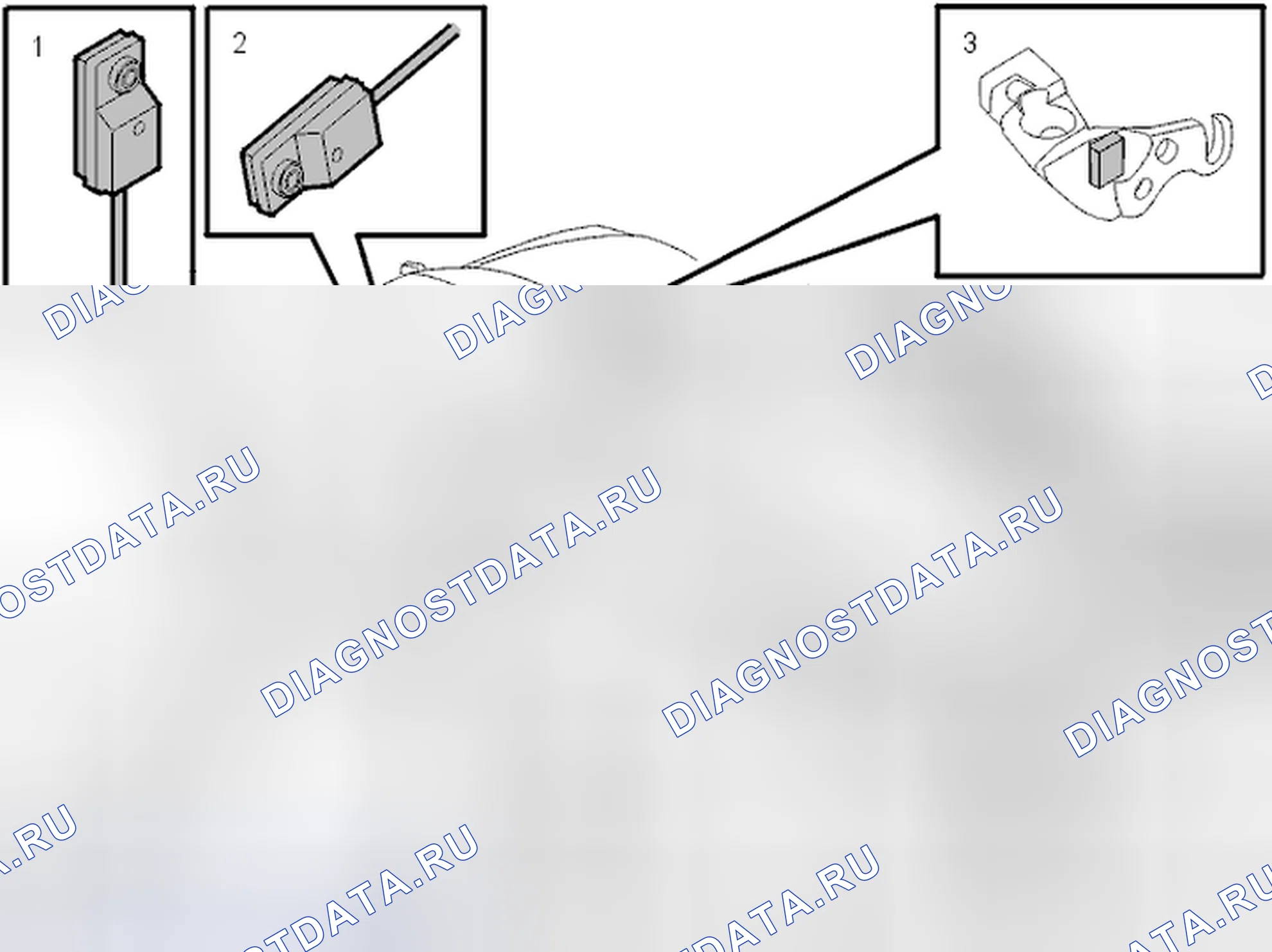 Рис. 584: Потенциометры и микропереключатели. Volvo C70 I