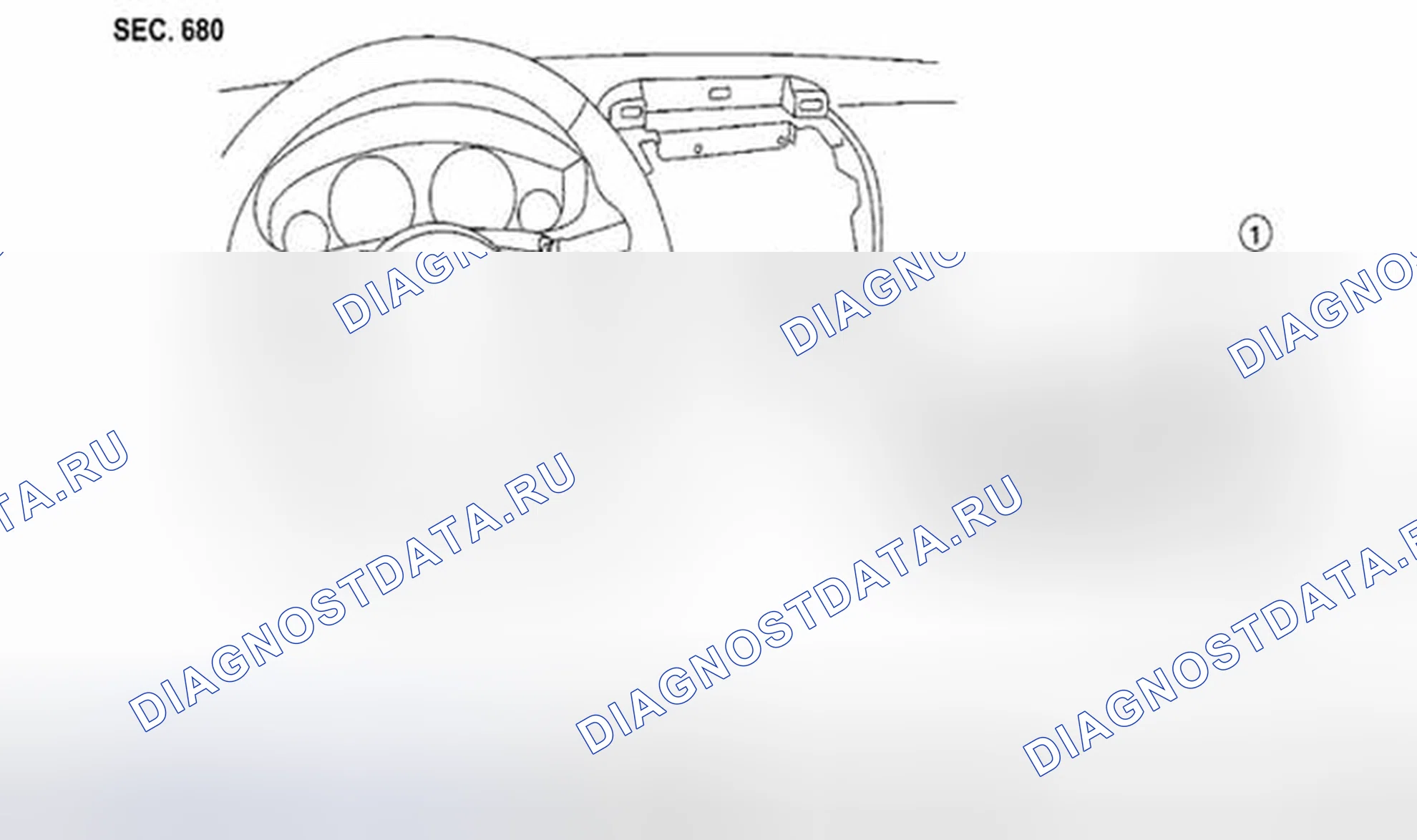 Рис. 41: КРЫШКА КЛАСТЕРА D - B ASE. Suzuki Equator I