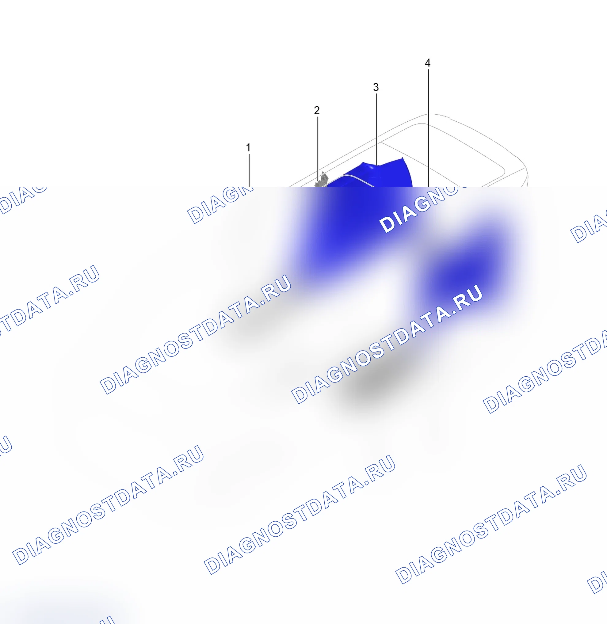 Схема расположения защитной плиты колонны C — Wey Lanshan. Wey Lanshan I