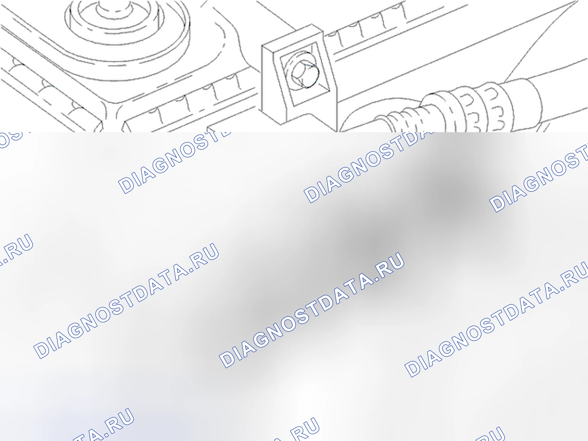 Рис. 52: Снятие вакуумного шланга с клапана продувки канистры (Cp). Volvo S40 I рестайлинг