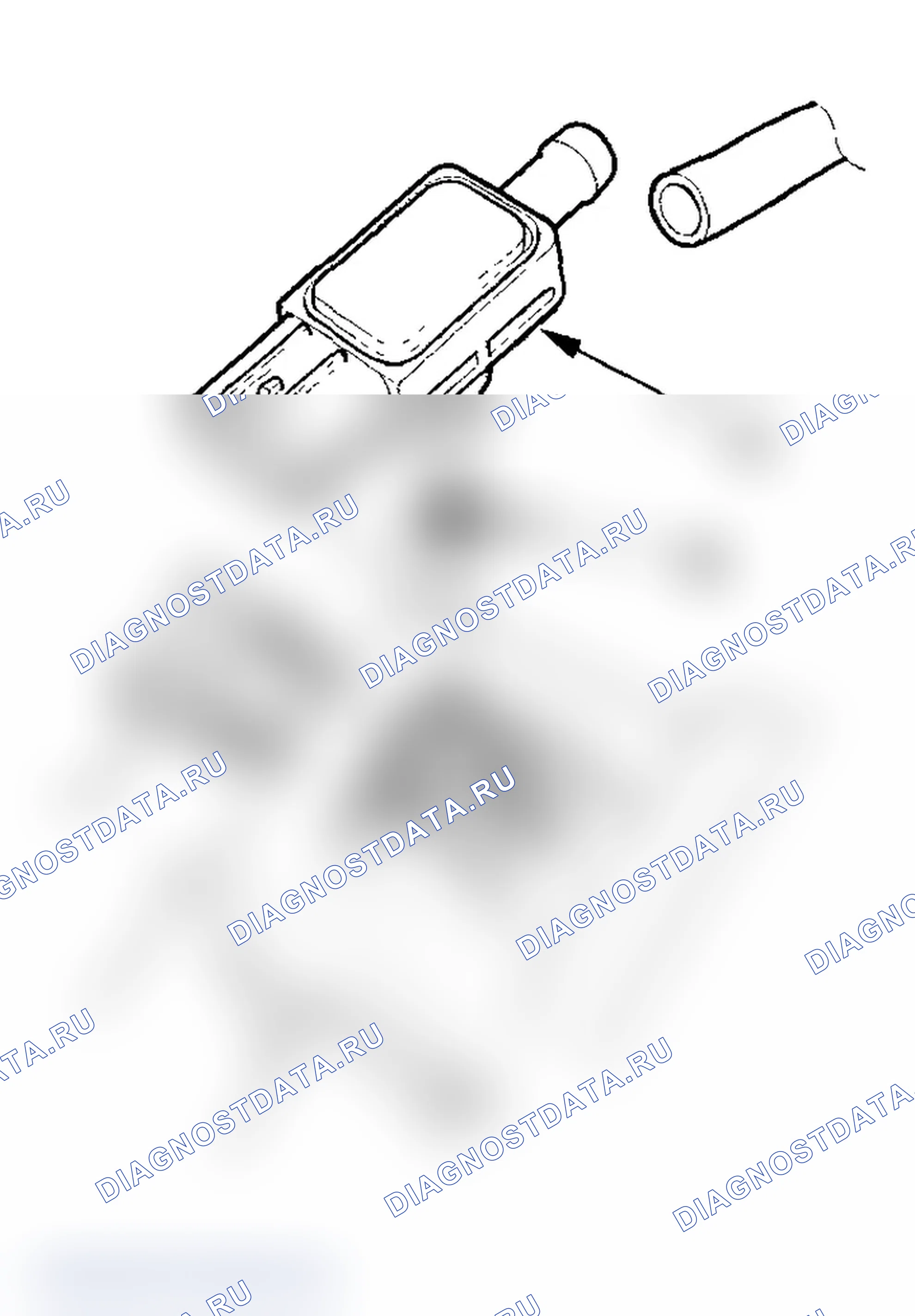 Рис. 180: Замена датчика FTP. Acura TL III