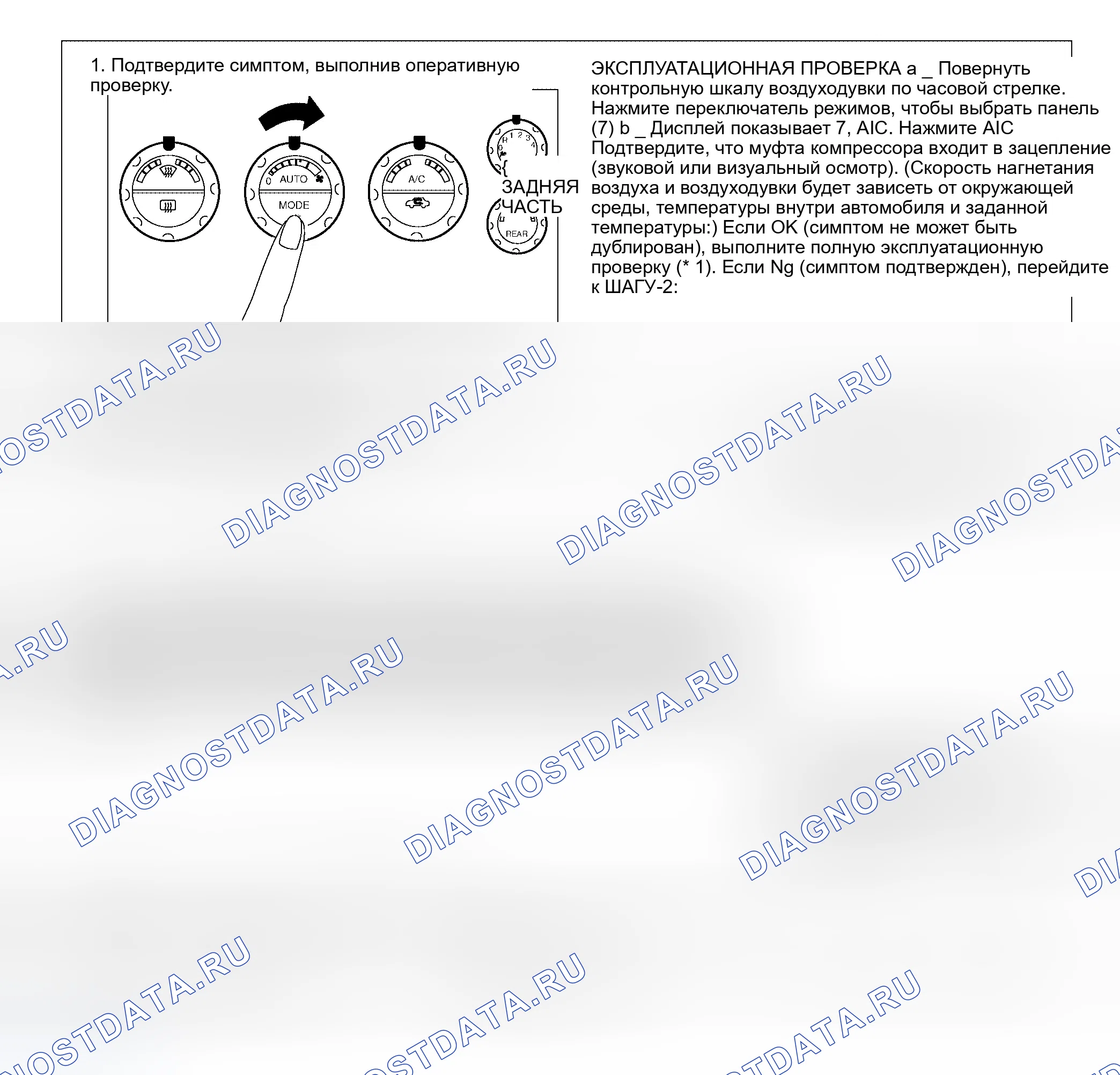 Рис. 288: СХЕМА ПРОВЕДЕНИЯ КОНТРОЛЯ. Infiniti QX56 I