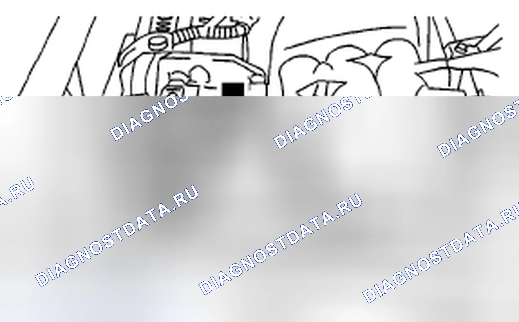 Рис. 92: ДЕМОНТАЖ. Subaru Tribeca WX рестайлинг