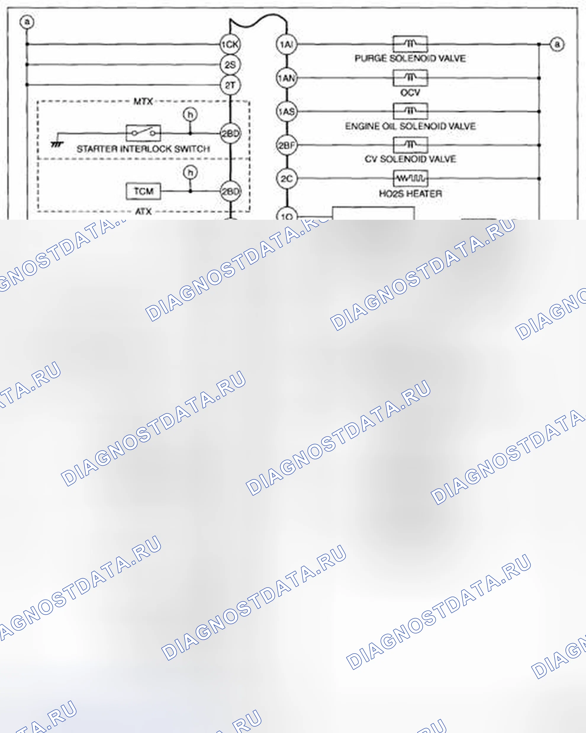 Рис. 5: Система управления - электросхема (2 из 3). Mazda CX-5 I
