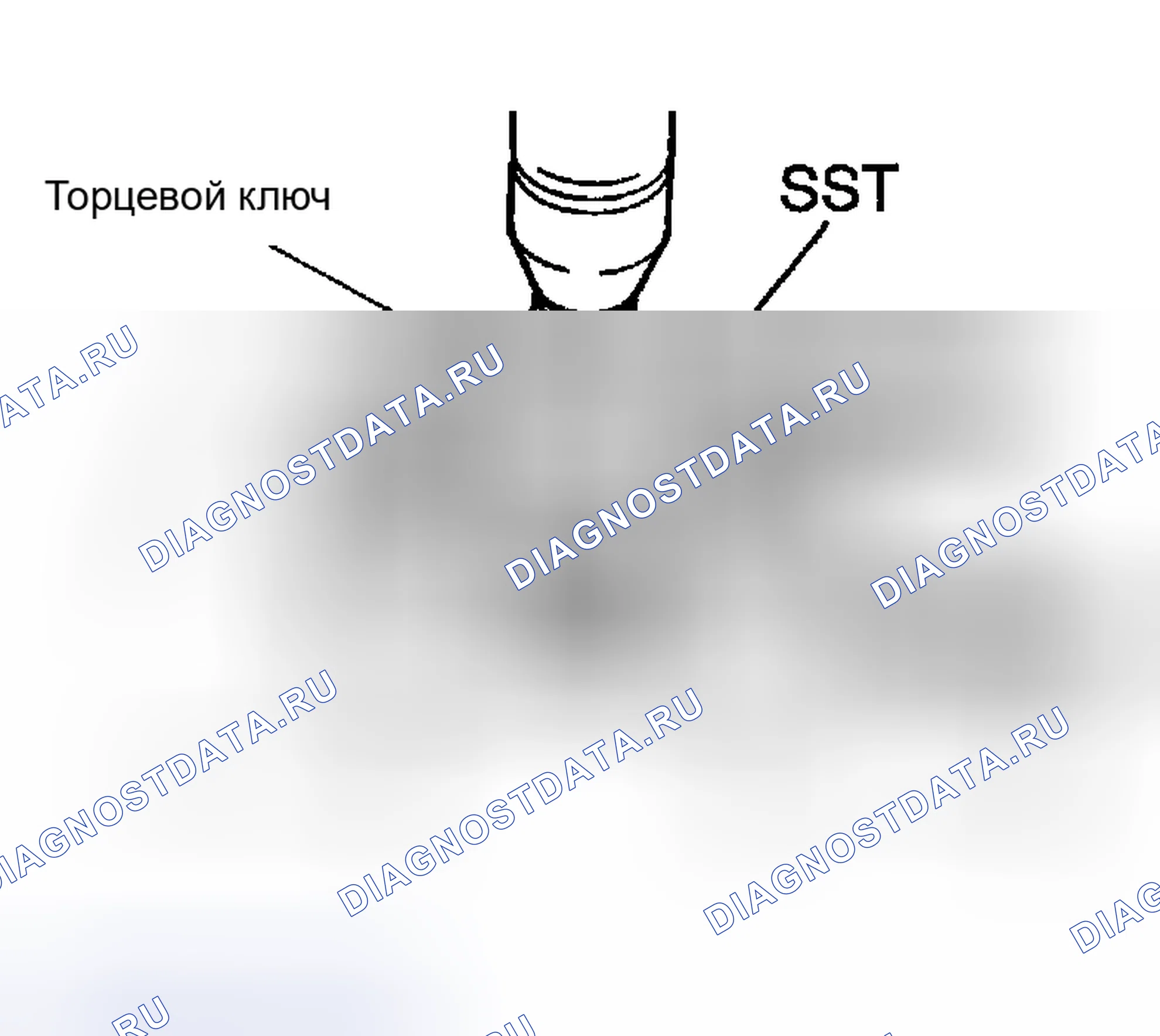 Рис. 97: Замена дефлектора пыли вспомогательного фланца. Toyota Tacoma I рестайлинг