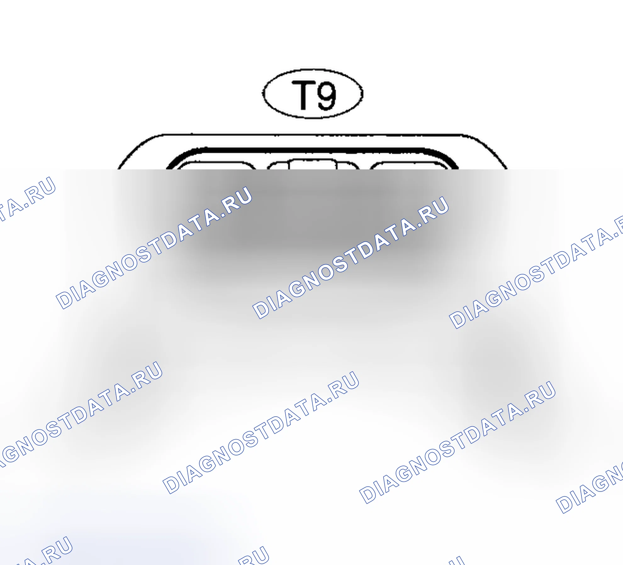 Рис. 4: КЛЕММЫ ЭБУ. Toyota Matrix E130