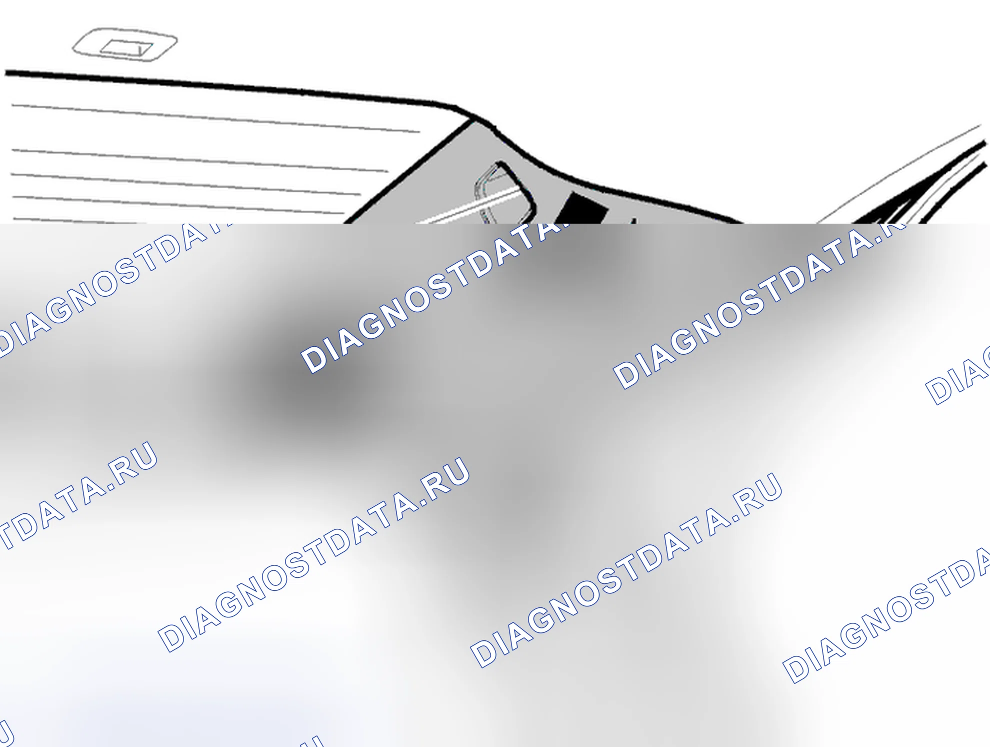 Рис. 181: Панель, стойка С, замена. Volvo S80 I