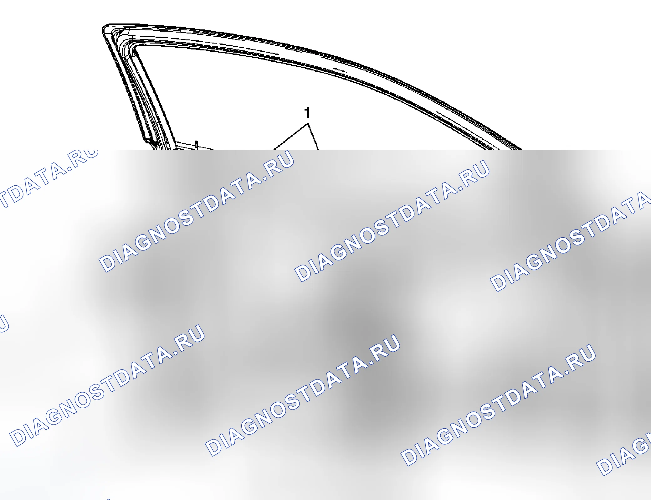 Рис. 42: Замена регулятора окна - передняя дверь (вручную). Chevrolet Cobalt I