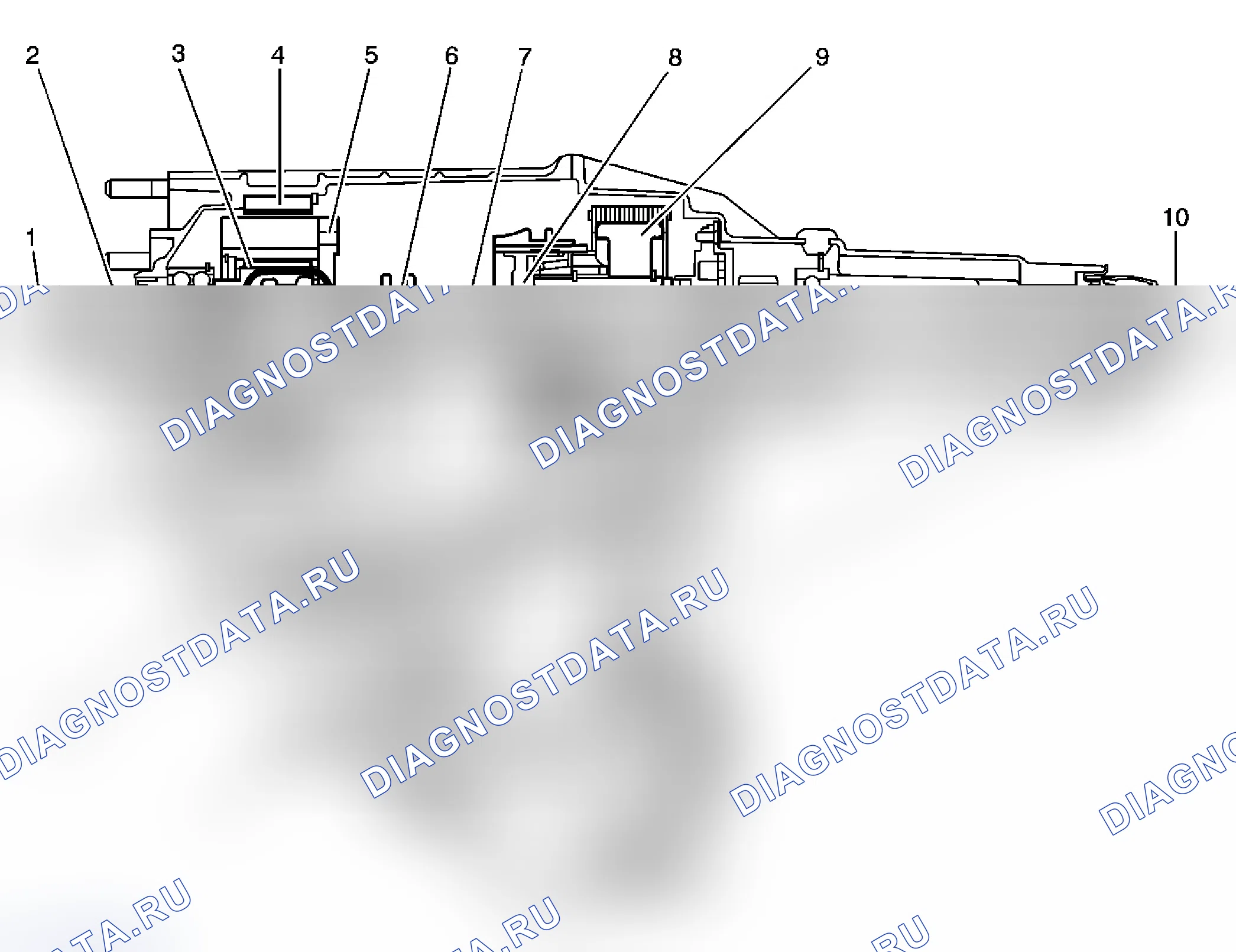 Рис. 38: Поток мощности в 4LO режиме. Chevrolet Cab & Chassis Silverado 3500 
