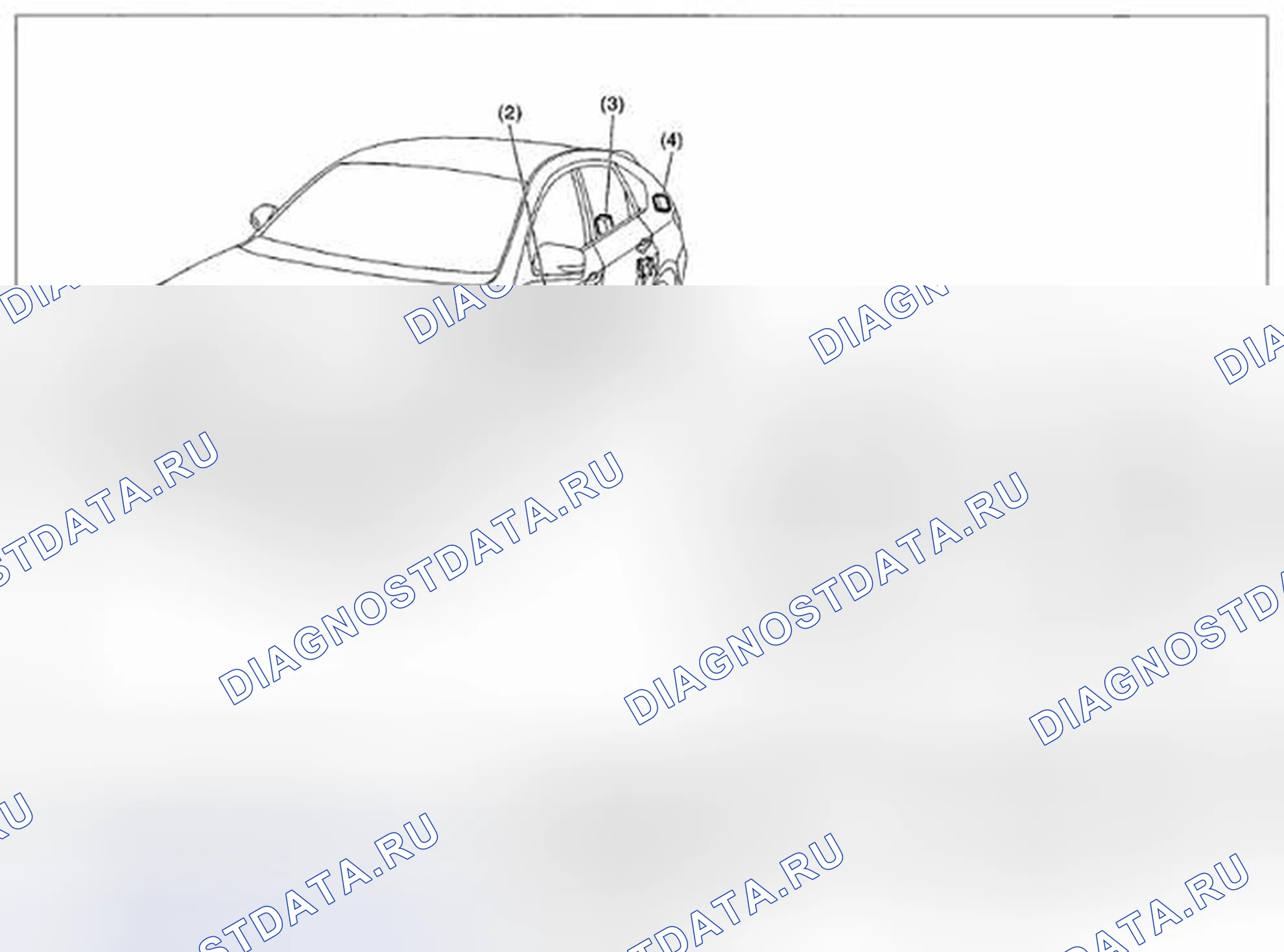 Рис. 4: СИСТЕМА БЕСКЛЮЧЕВОГО ДОСТУПА. Subaru Impreza WRX GE рестайлинг