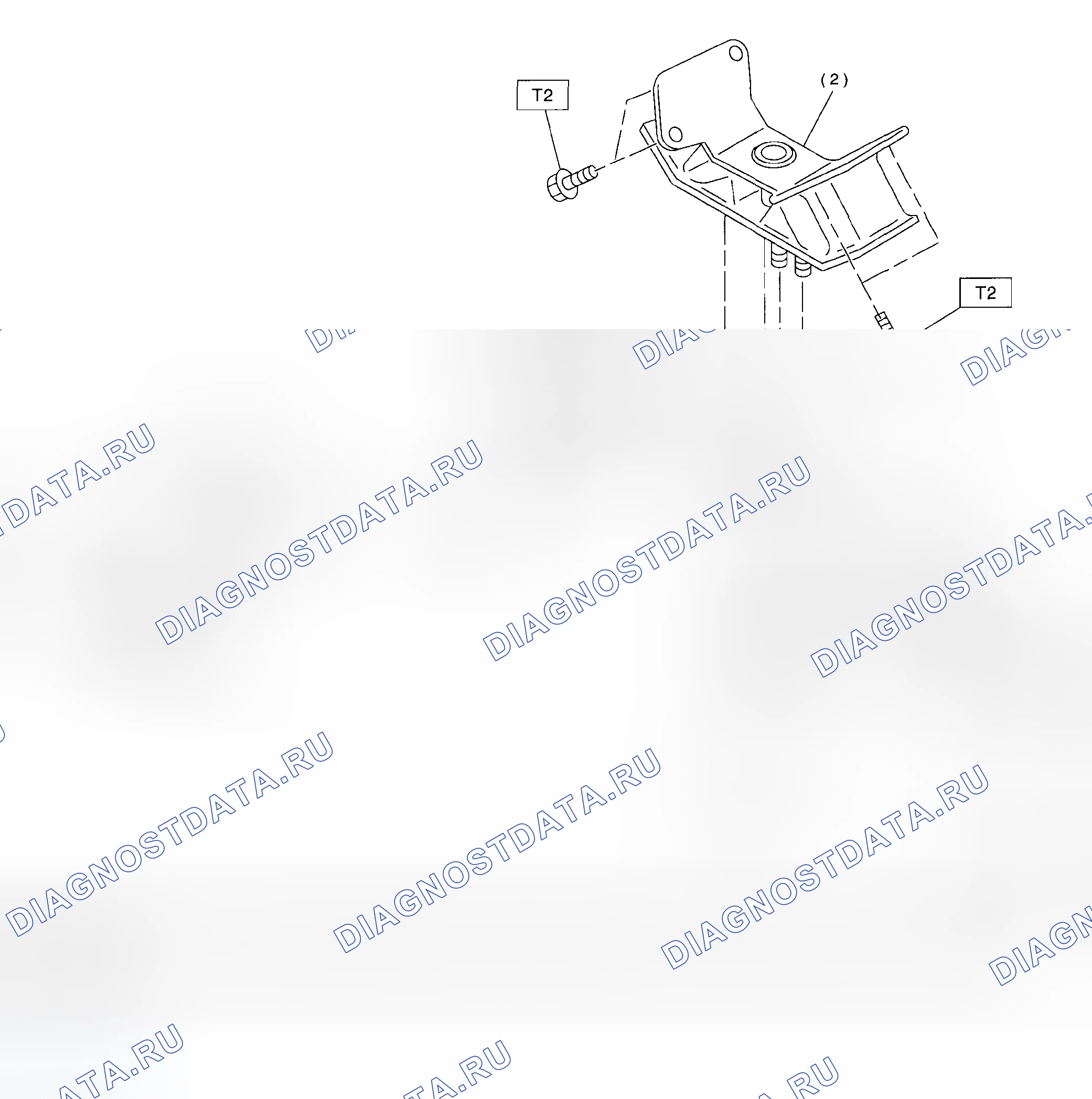 Рис. 116: МОНТАЖ КОРОБКИ ПЕРЕДАЧ. Subaru Impreza GD/GC/GG рестайлинг