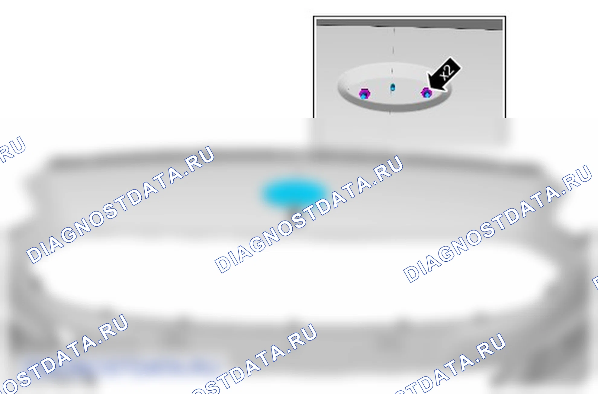 Разборка и сборка кожуха переднего бампера. Ford S-MAX II