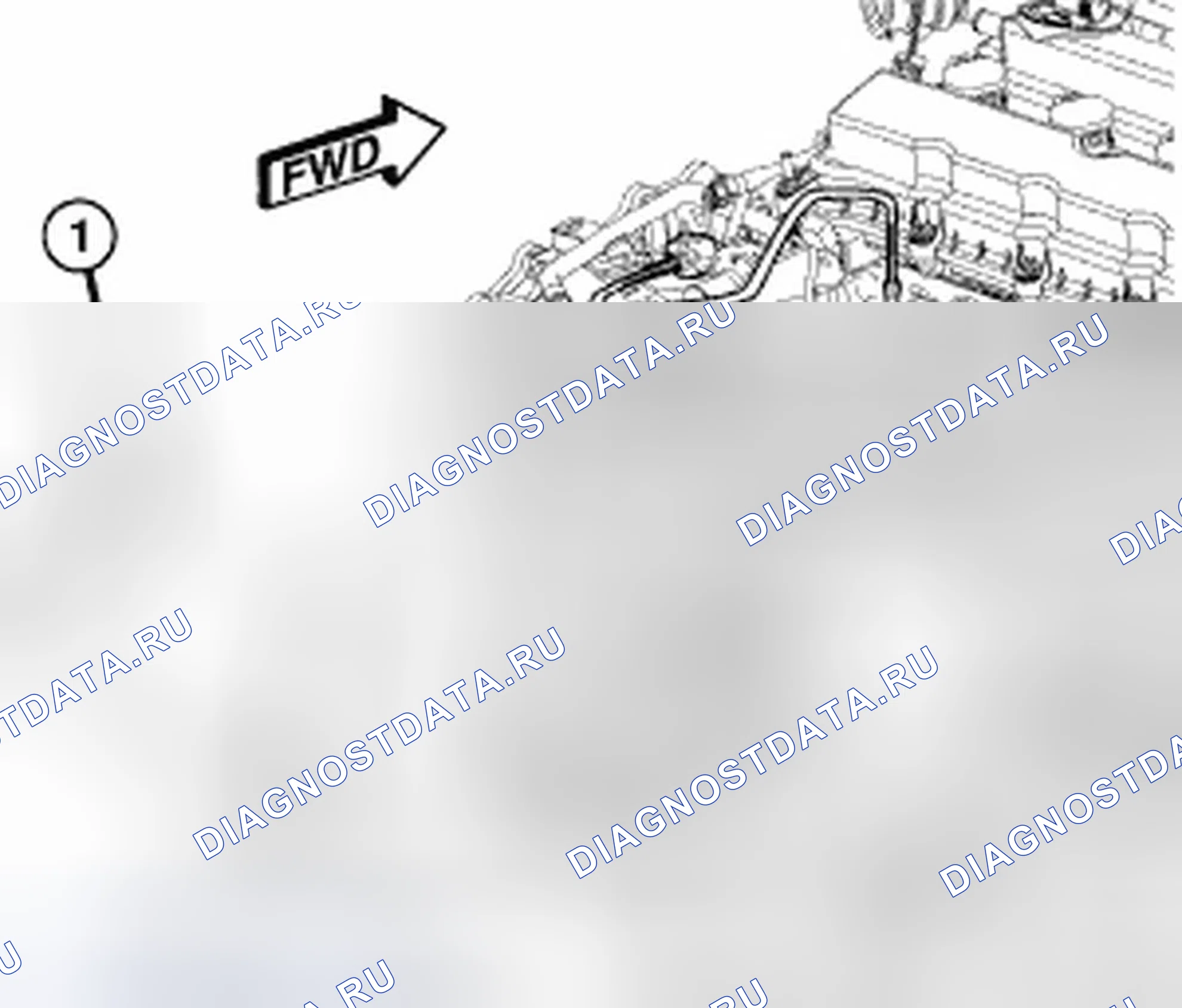 Рис. 90: ДАТЧИК КИСЛОРОДА ПОСЛЕ РЕГУЛЯТОРА (1 / 2). Jeep Compass I