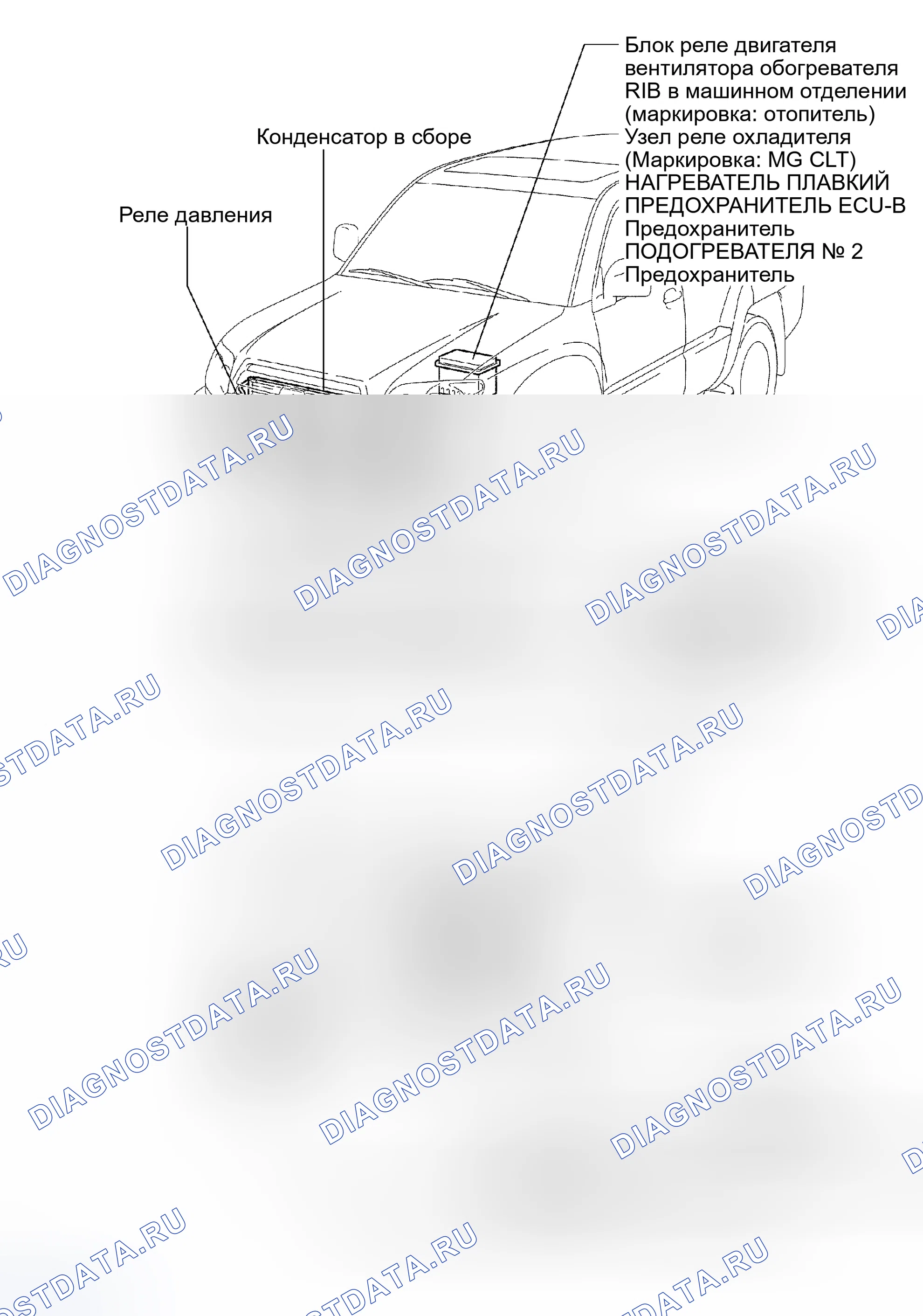 Рис. 14: РАСПОЛОЖЕНИЕ. Toyota 4Runner IV