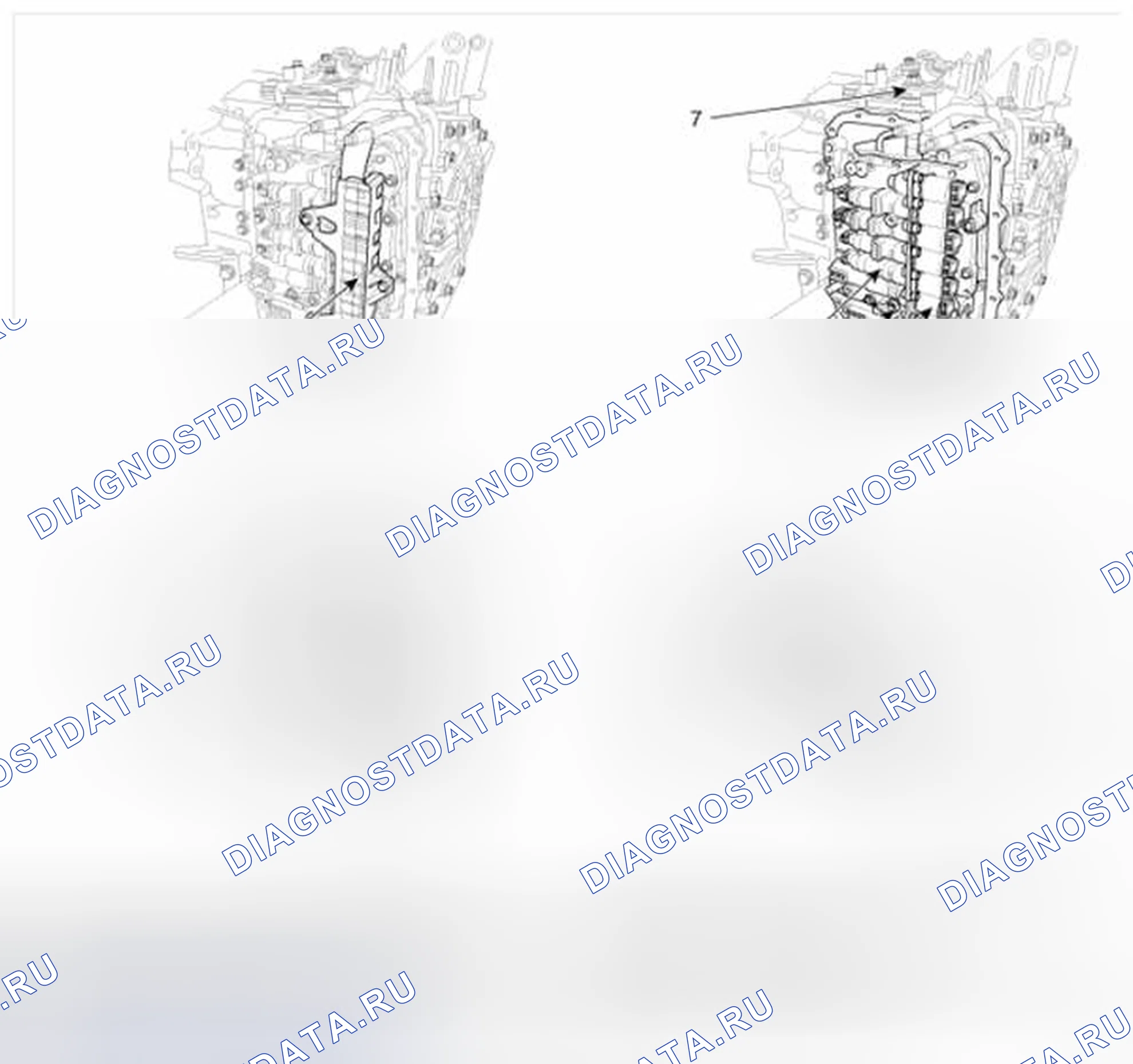 Рис. 17: Расположение компонентов. Hyundai Santa Fe II рестайлинг