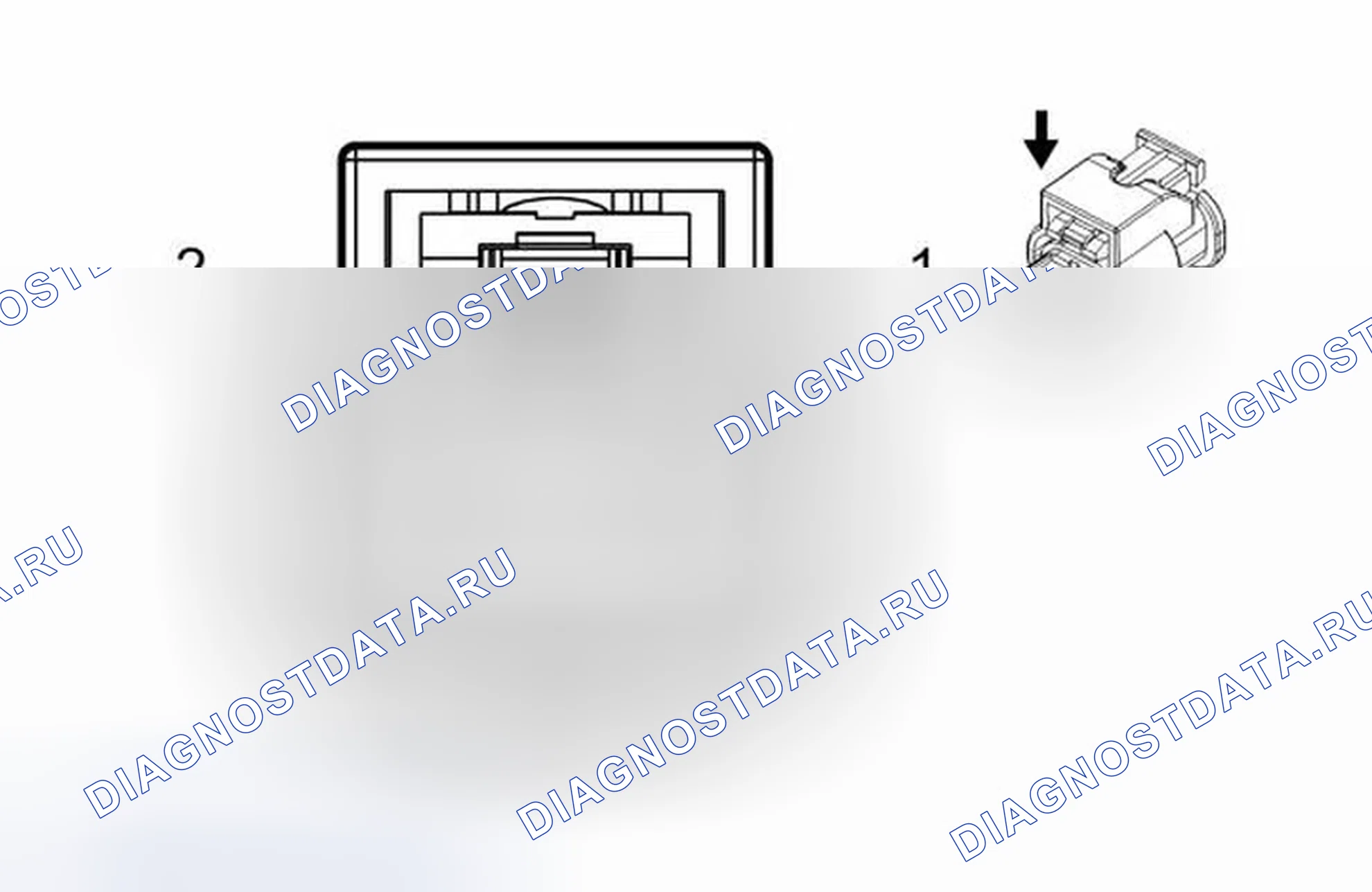 Рис. 2: Привод амортизатора Q37RF - правый передний (F55 или FE3). Cadillac ATS I