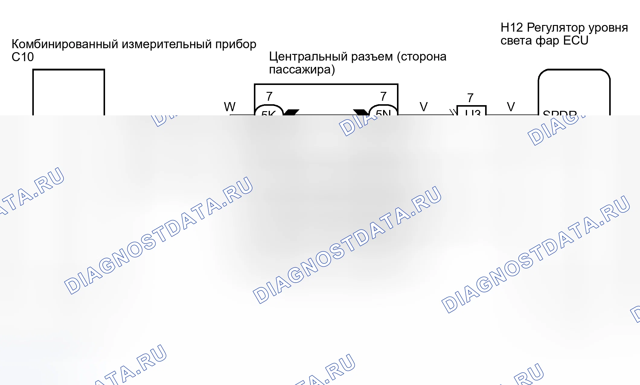 Рис. 92: электросхема. Toyota Prius II