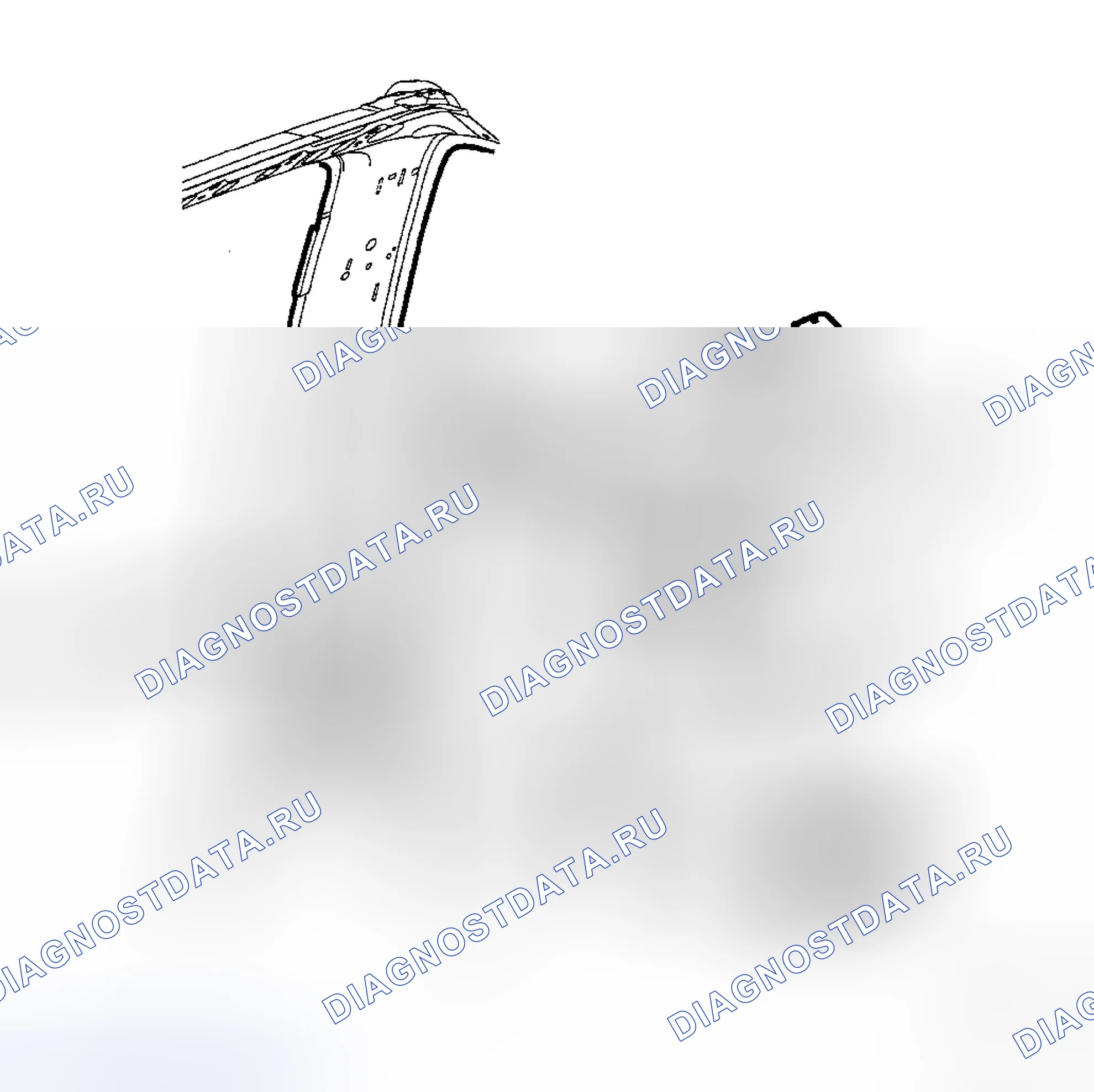Рис. 361: НИЖНЯЯ ЧАСТЬ СТОЙКИ C. Dodge Cab & Chassis R3500 HD transition