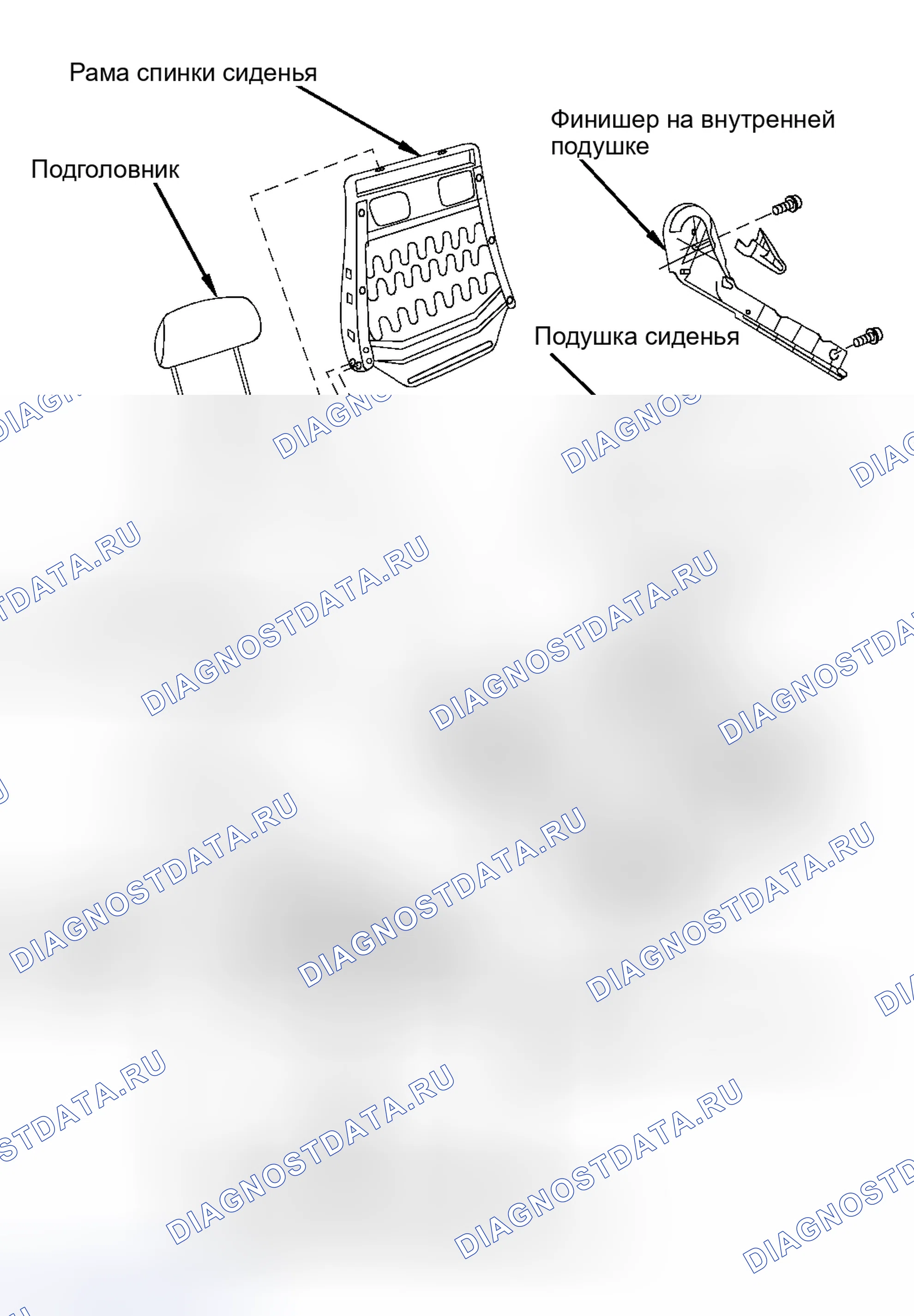Рис. 4: Демонтаж и монтаж. Nissan Sentra B15