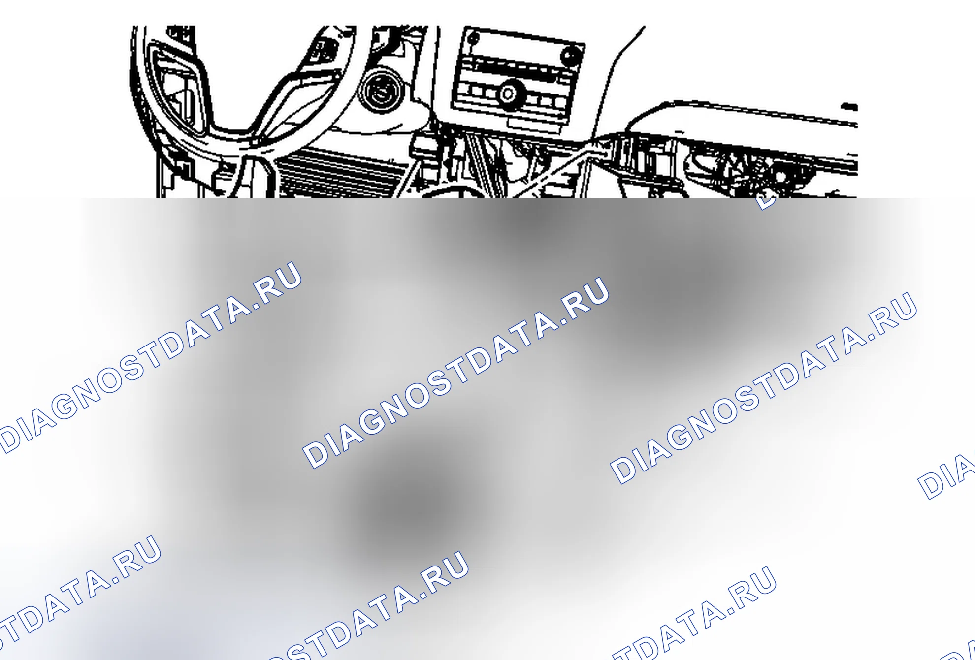 Рис. 69: Замена удлинительной панели консоли переднего пола. Chevrolet Captiva I рестайлинг 2