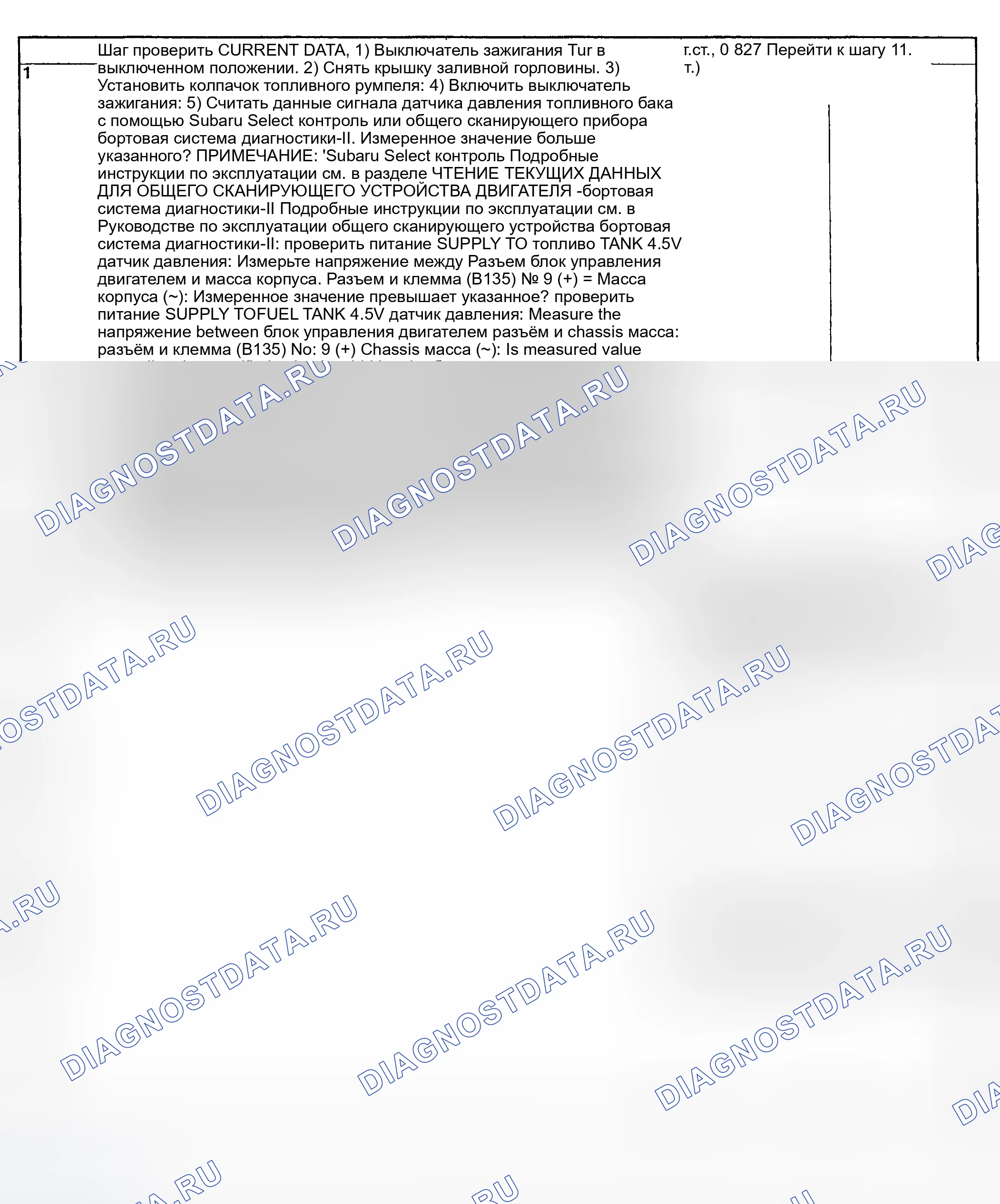 Рис. 170: ДИАГНОСТИЧЕСКАЯ ПРОЦЕДУРА. Subaru Impreza WRX GD/GG рестайлинг