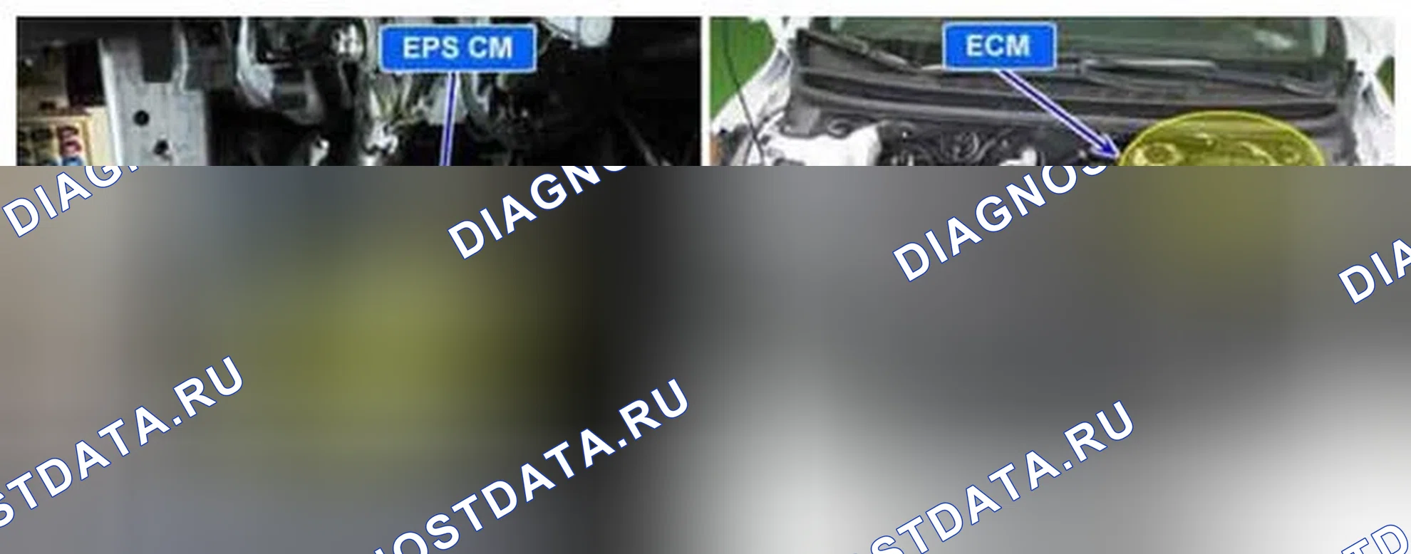 Рис. 82: Расположение компонентов. Hyundai Elantra V