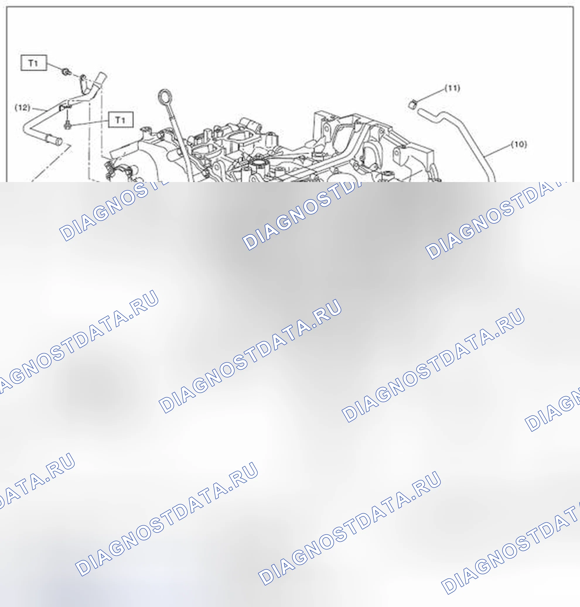 Рис. 109: ВОДЯНОЙ НАСОС. Subaru Impreza WRX GE рестайлинг