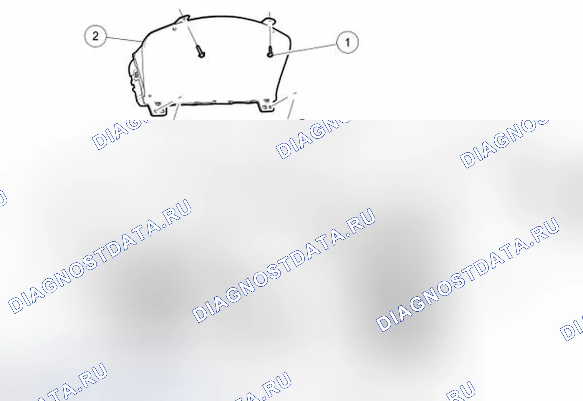 Рис. 47: Приборная панель (ИК). Ford Flex I
