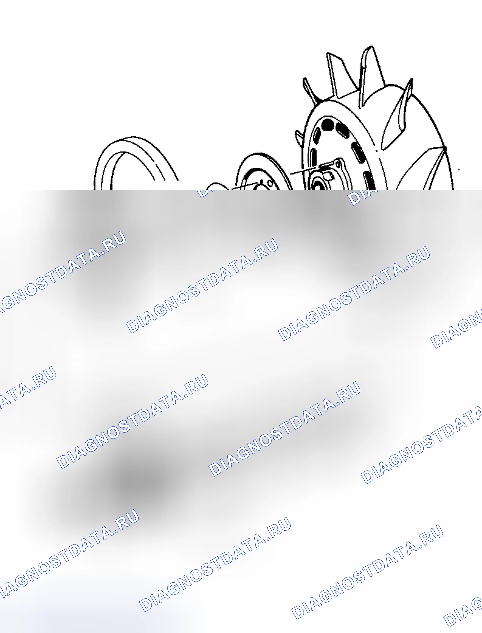 Рис. 3: ПОЛИРИБ РЕМЕНЬ. Porsche 911 Speedster 964
