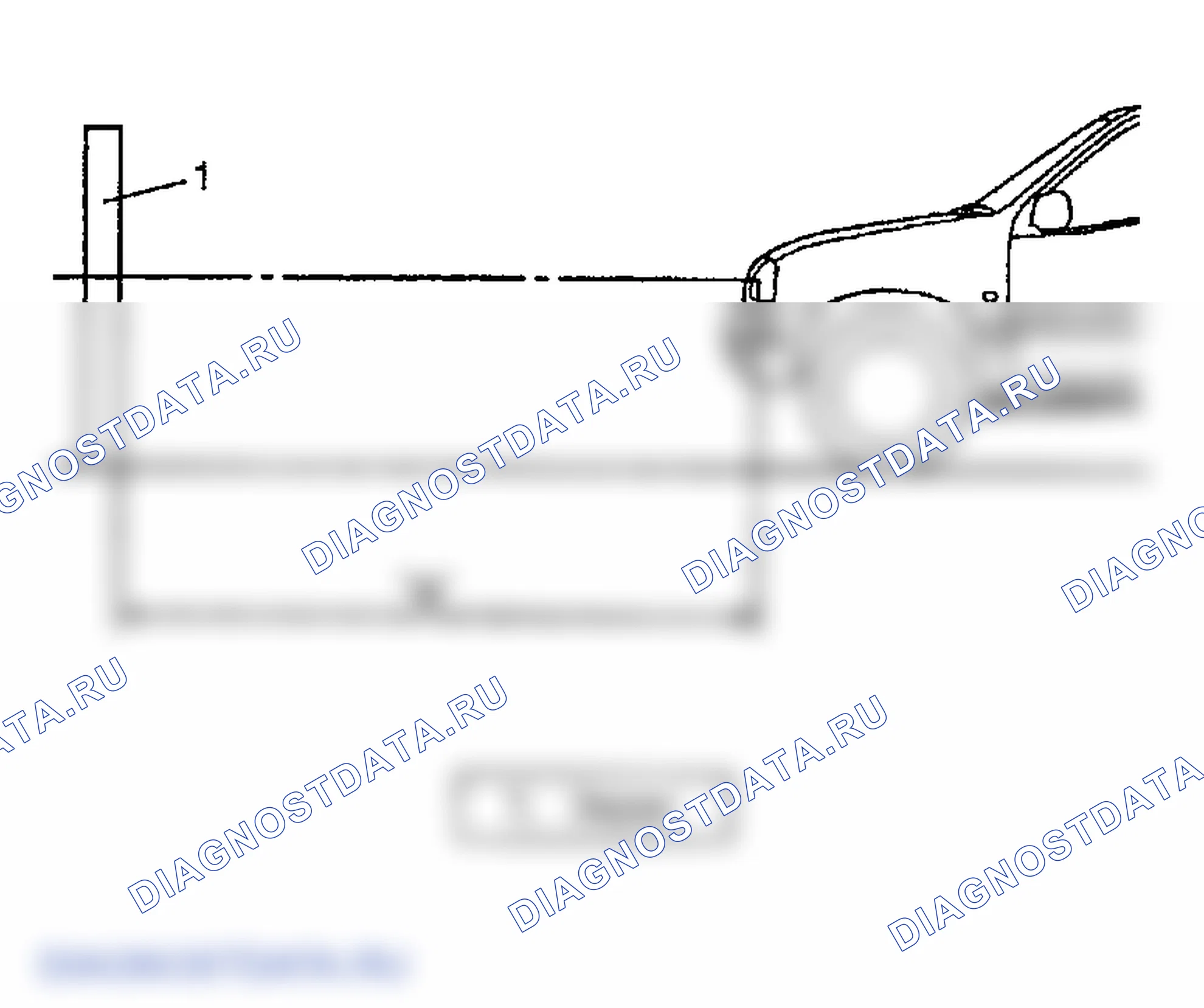 Рис. 34: Прицеливание фарами с помощью экрана. Suzuki Grand Vitara I рестайлинг