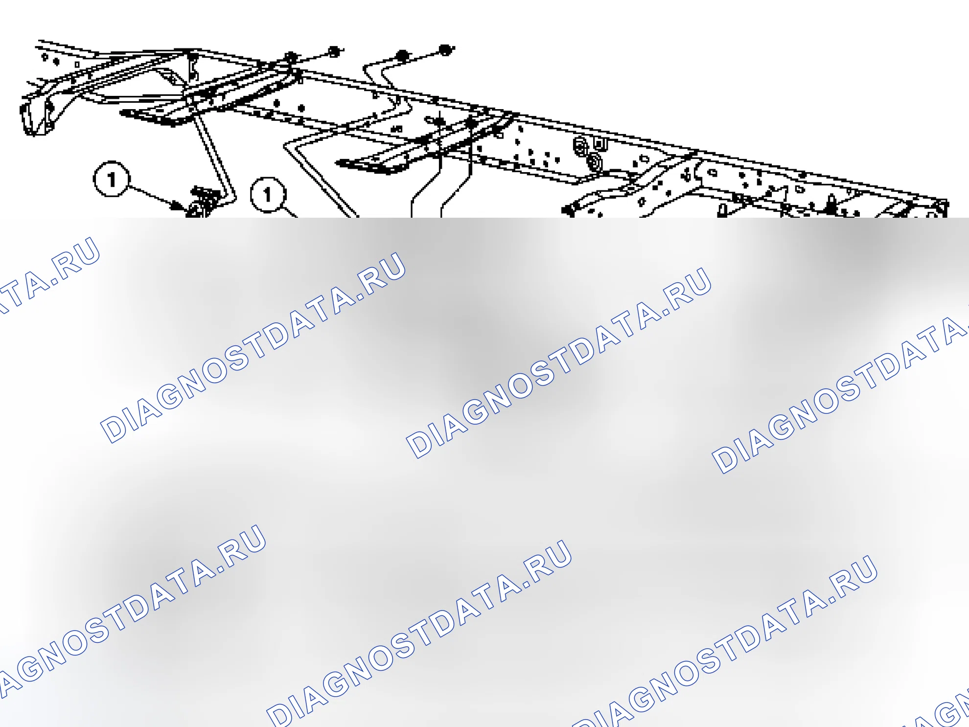 Рис. 26: Глушитель в сборе-F-Super DUTY 5.4L и 6.8L Двигатели. Ford Pickup F150 