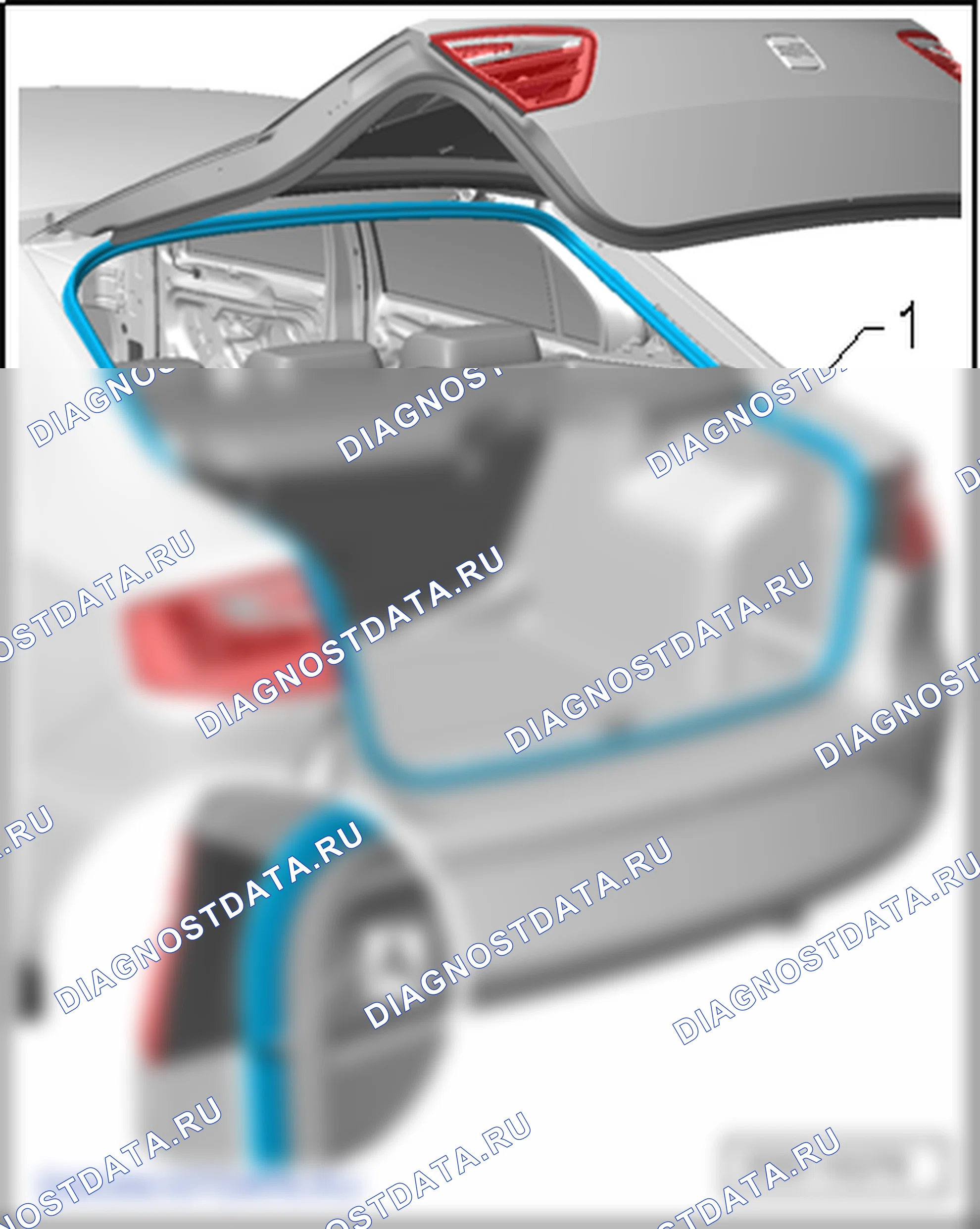 Дверь багажного отсека. SEAT Toledo Iv