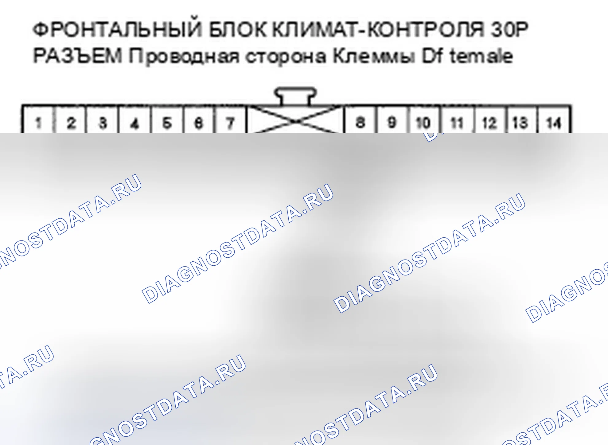 Рис. 128: Устранение неполадок в цепи связи системы климат-контроля. Honda Odyssey IV