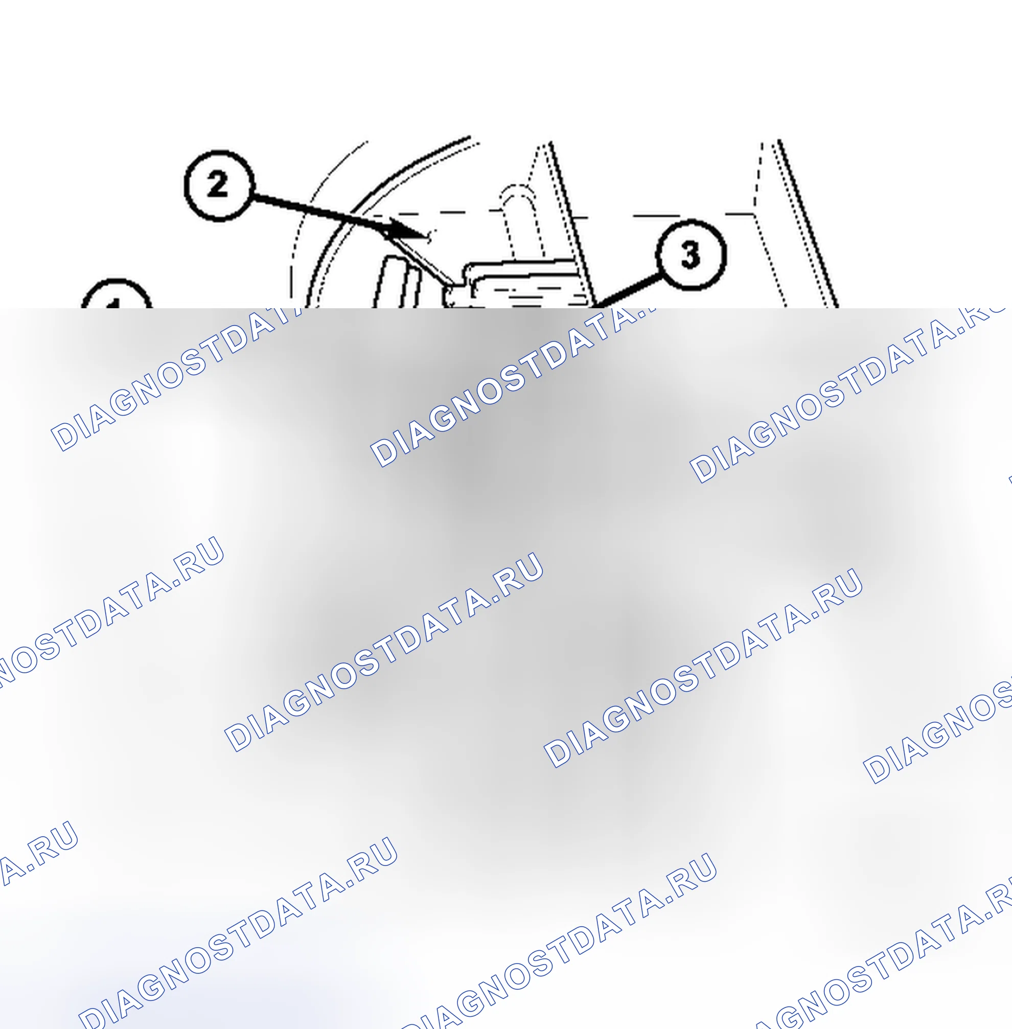 Рис. 26: ПРИВОД РЕЦИРКУЛЯЦИОННОЙ ДВЕРИ. Dodge Cab & Chassis R3500 HD 