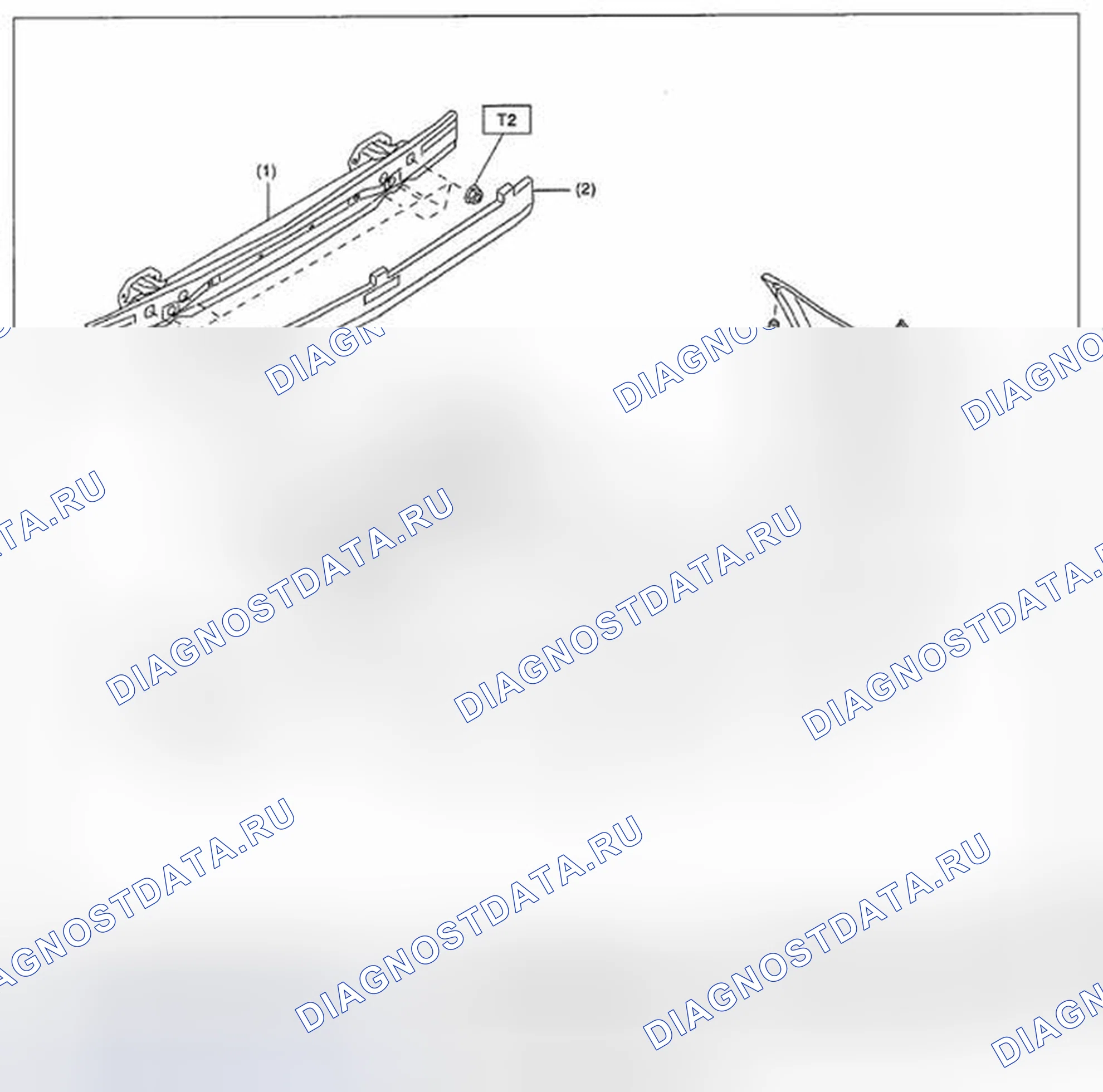 Рис. 6: ЗАДНИЙ БАМПЕР. Subaru Legacy BM/BR
