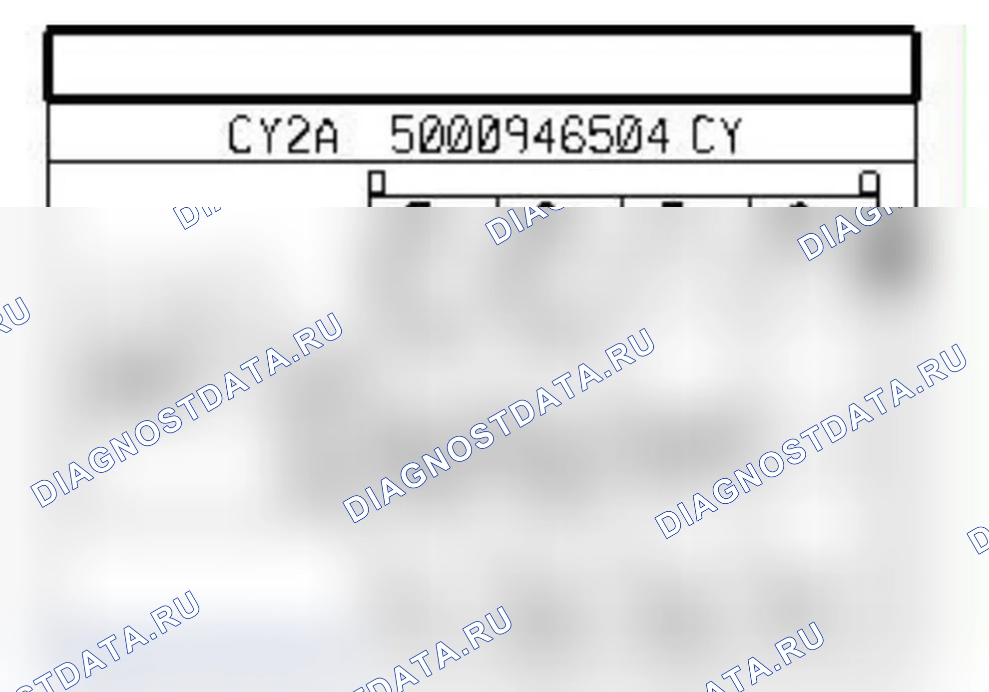 Распиновка разъёма 1369 — Тахограф. Renault Master II