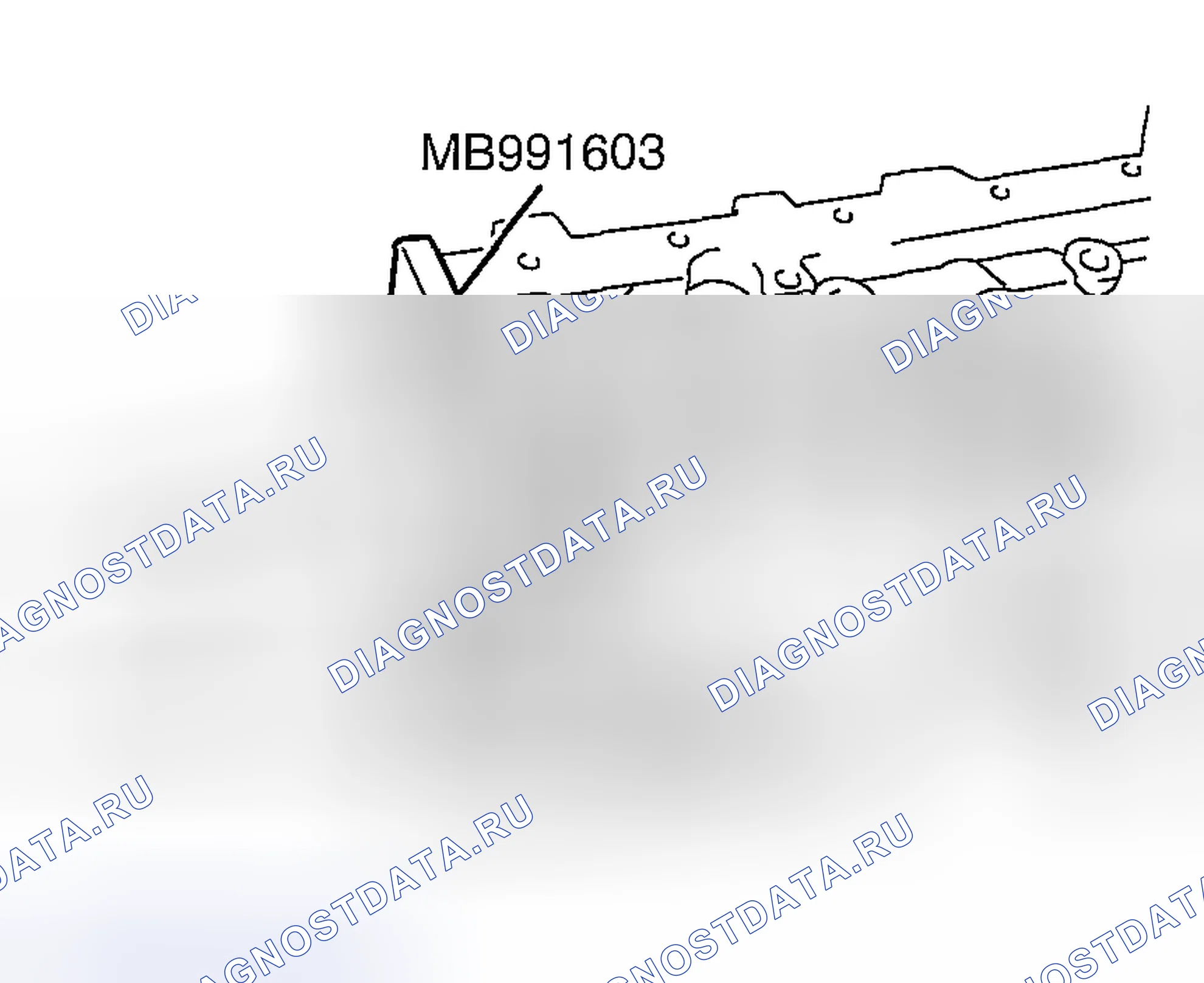 Рис. 208: > > A < < МОНТАЖ ЗАДНЕГО ПОДШИПНИКА ВАЛА ЛЕВОГО ПРОТИВОВЕСА. Mazda MX-30 I