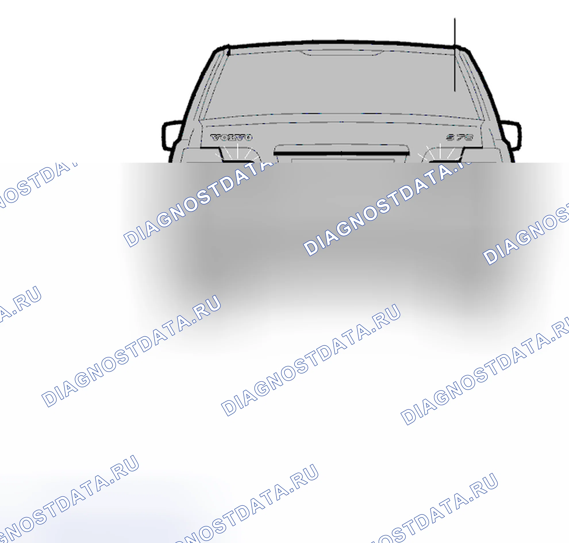 Рис. 3: Информация об отслеживании неисправностей. Volvo C70 I